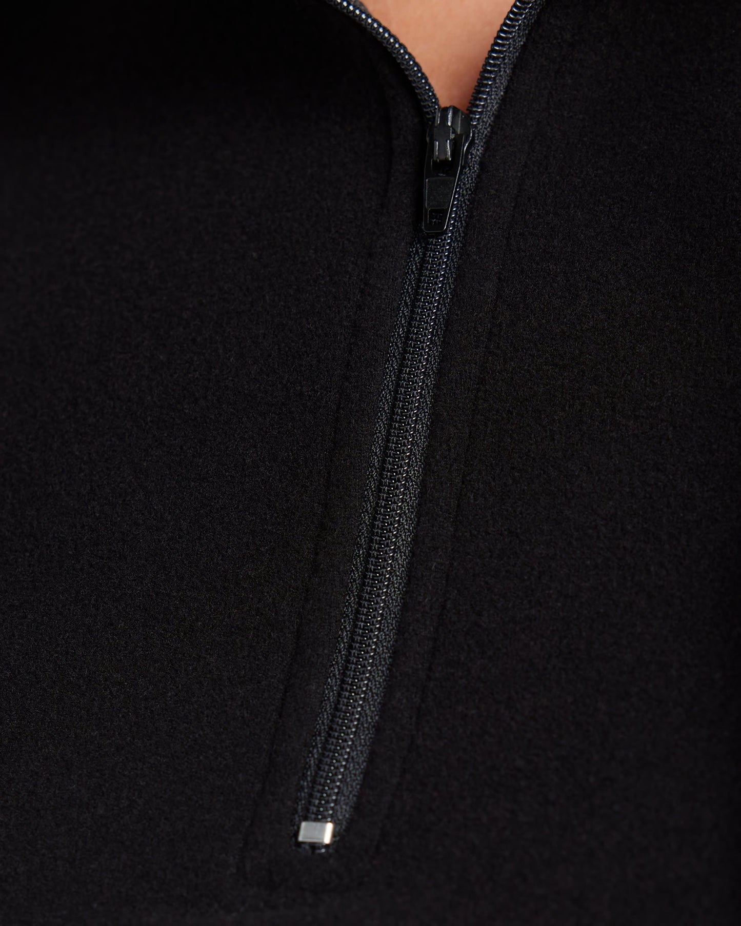 Plus Size Long Sleeve Half Zip Plush Pullover