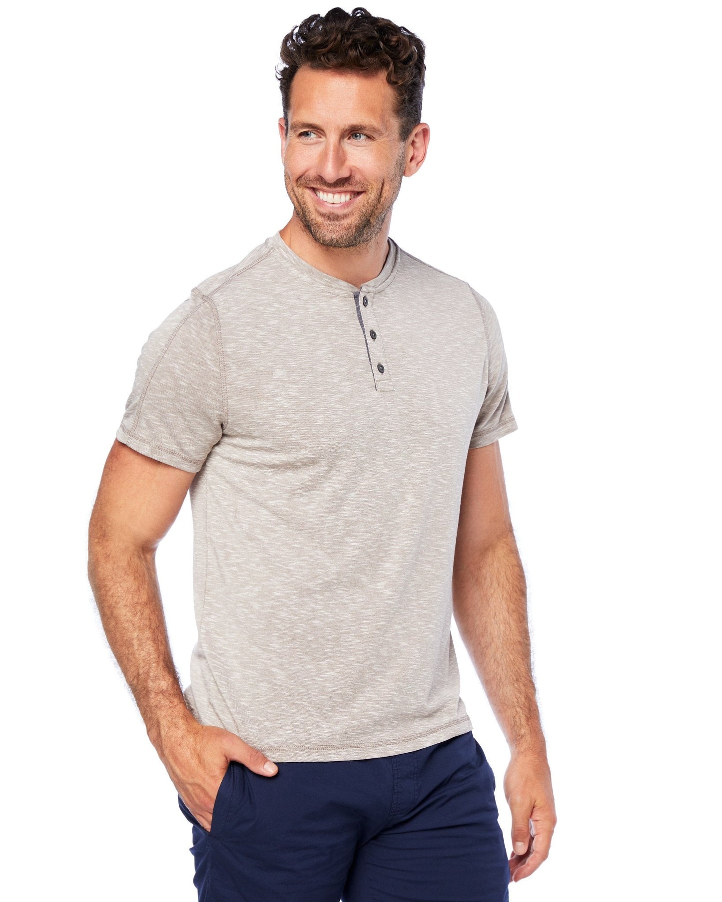Momentum Performance Slub Henley