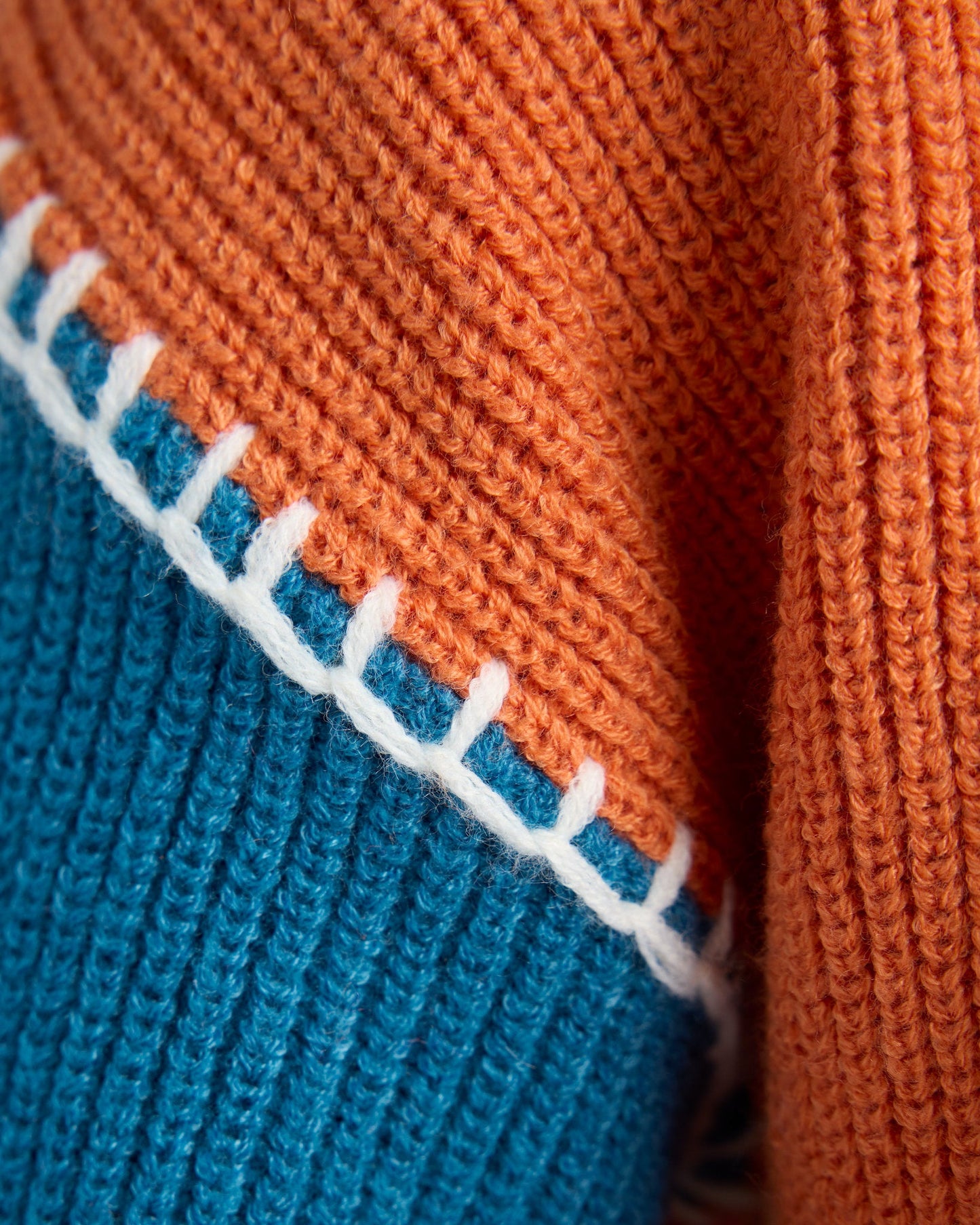 Mock Neck Colorblock Pullover