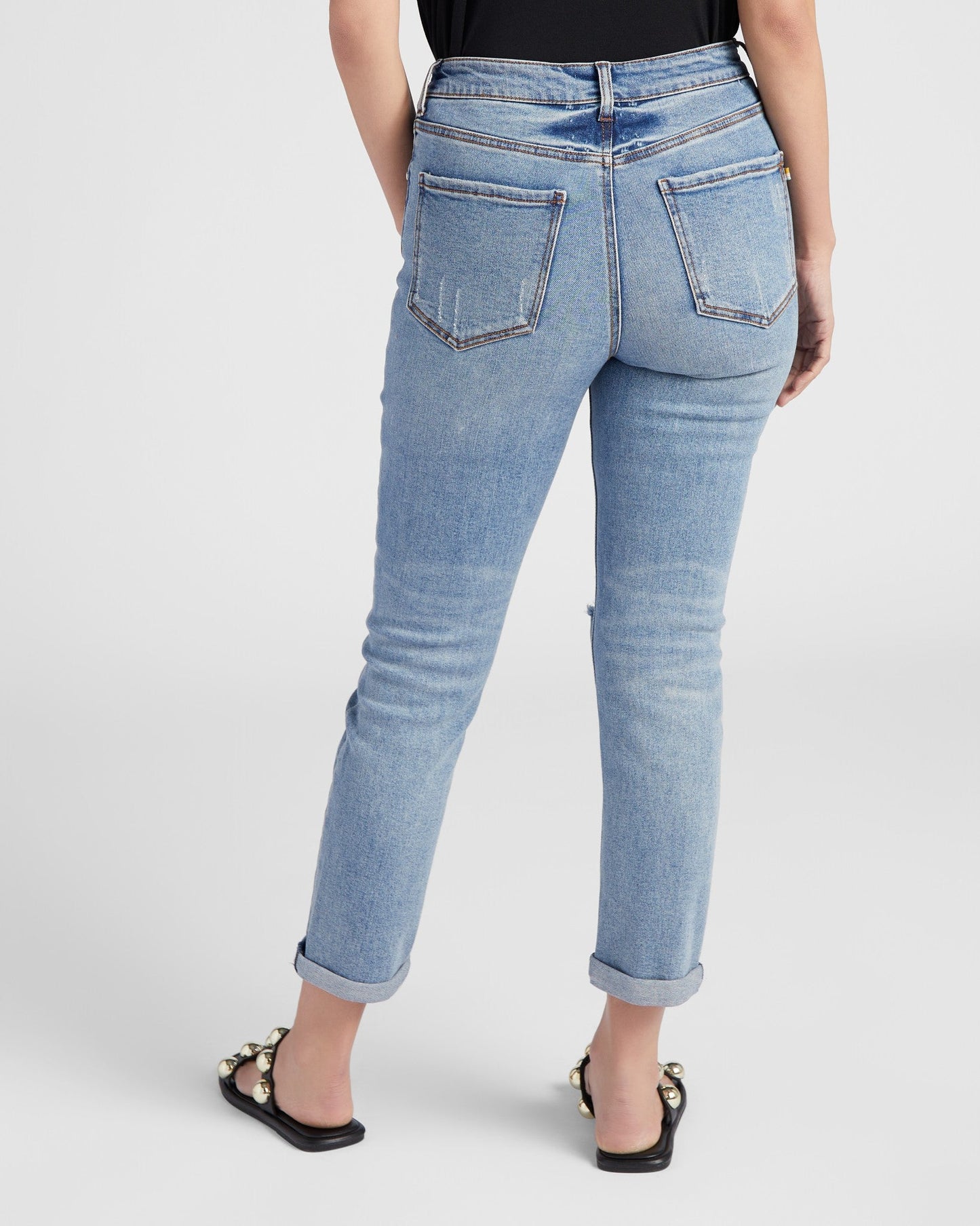 Carly High Rise Mom Jeans