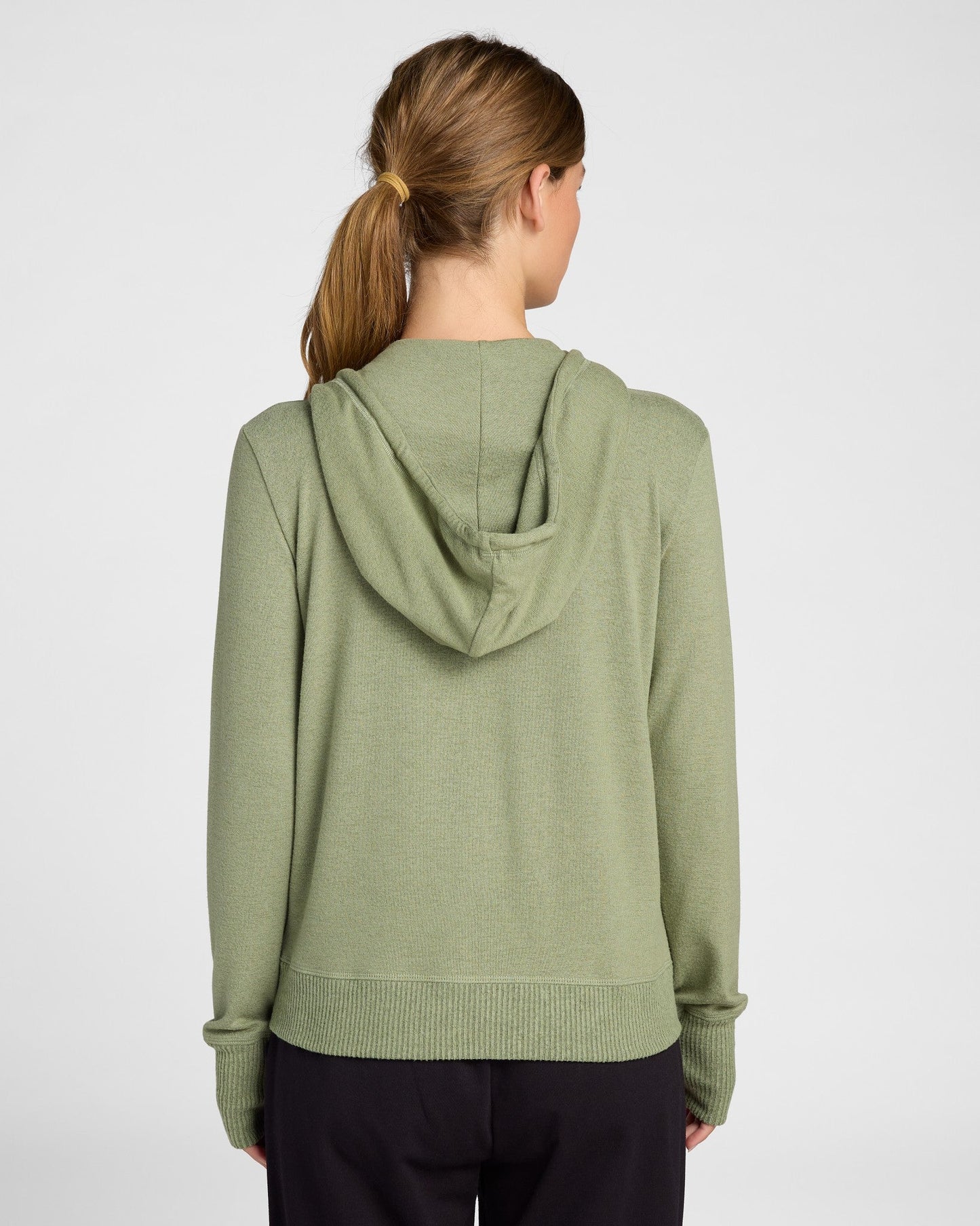 Hacci Zip Front Pocket Hoodie