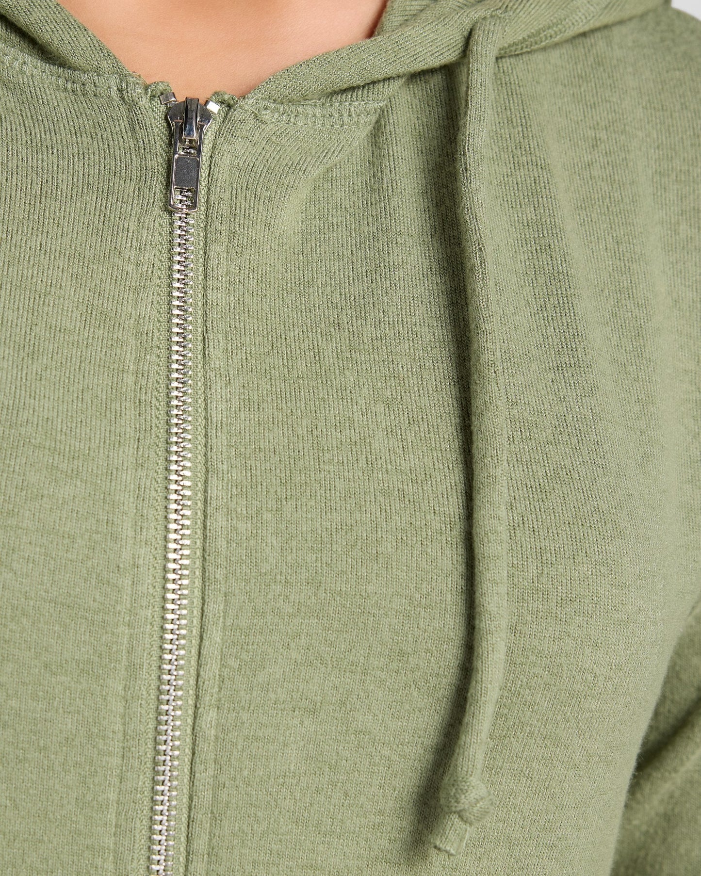 Hacci Zip Front Pocket Hoodie