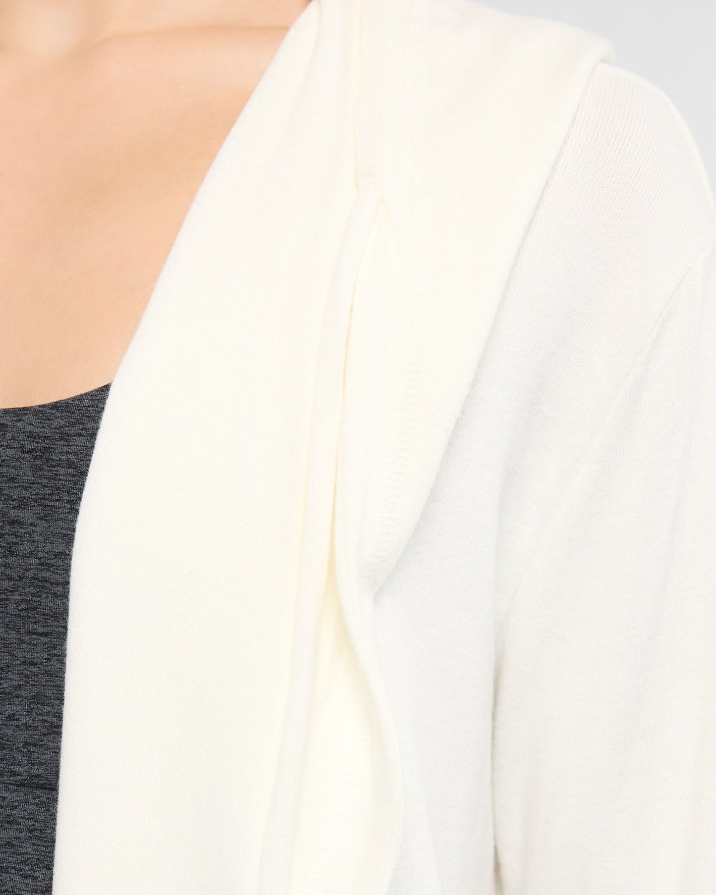 Carefree Solid Hacci Cardigan