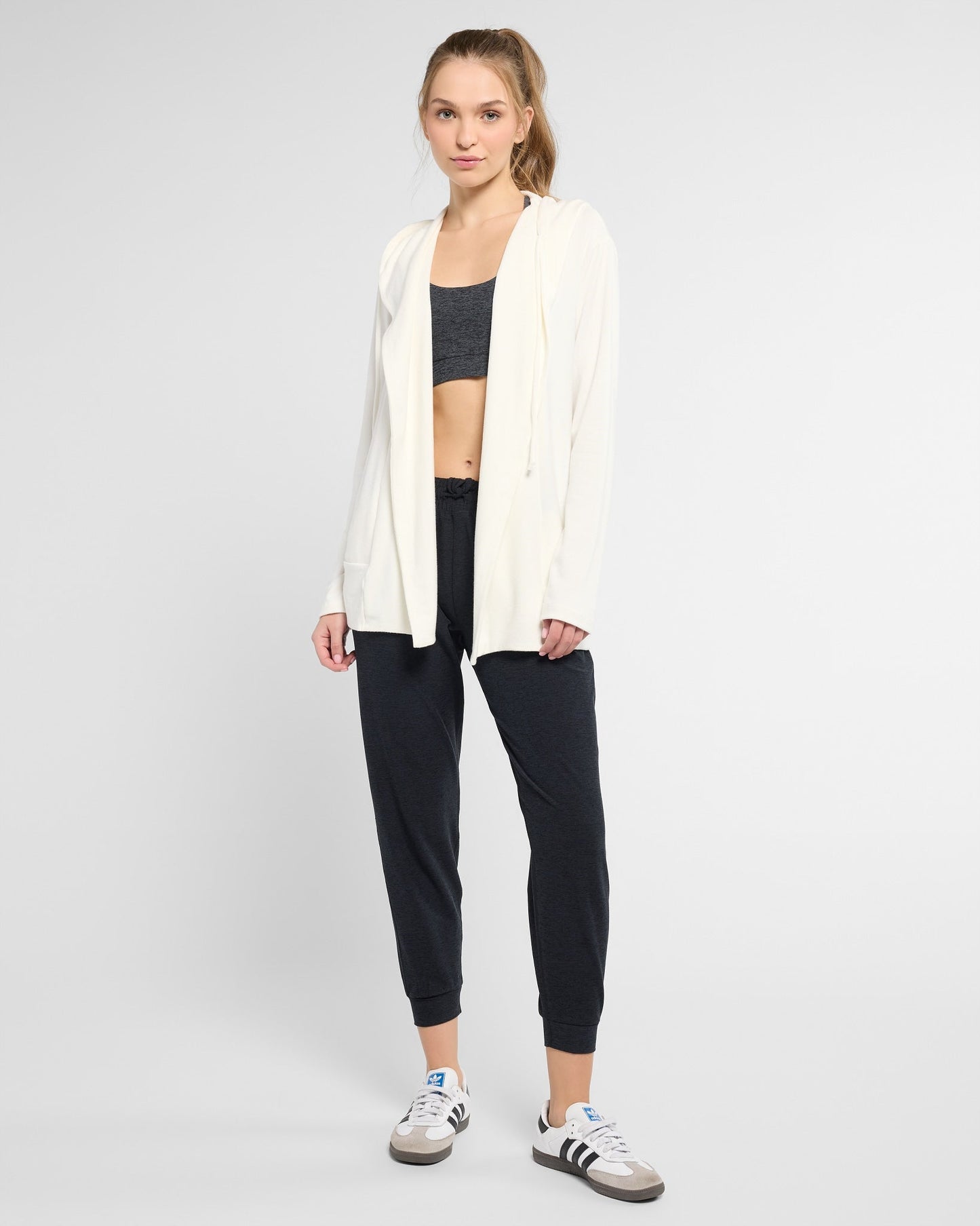 Carefree Solid Hacci Cardigan