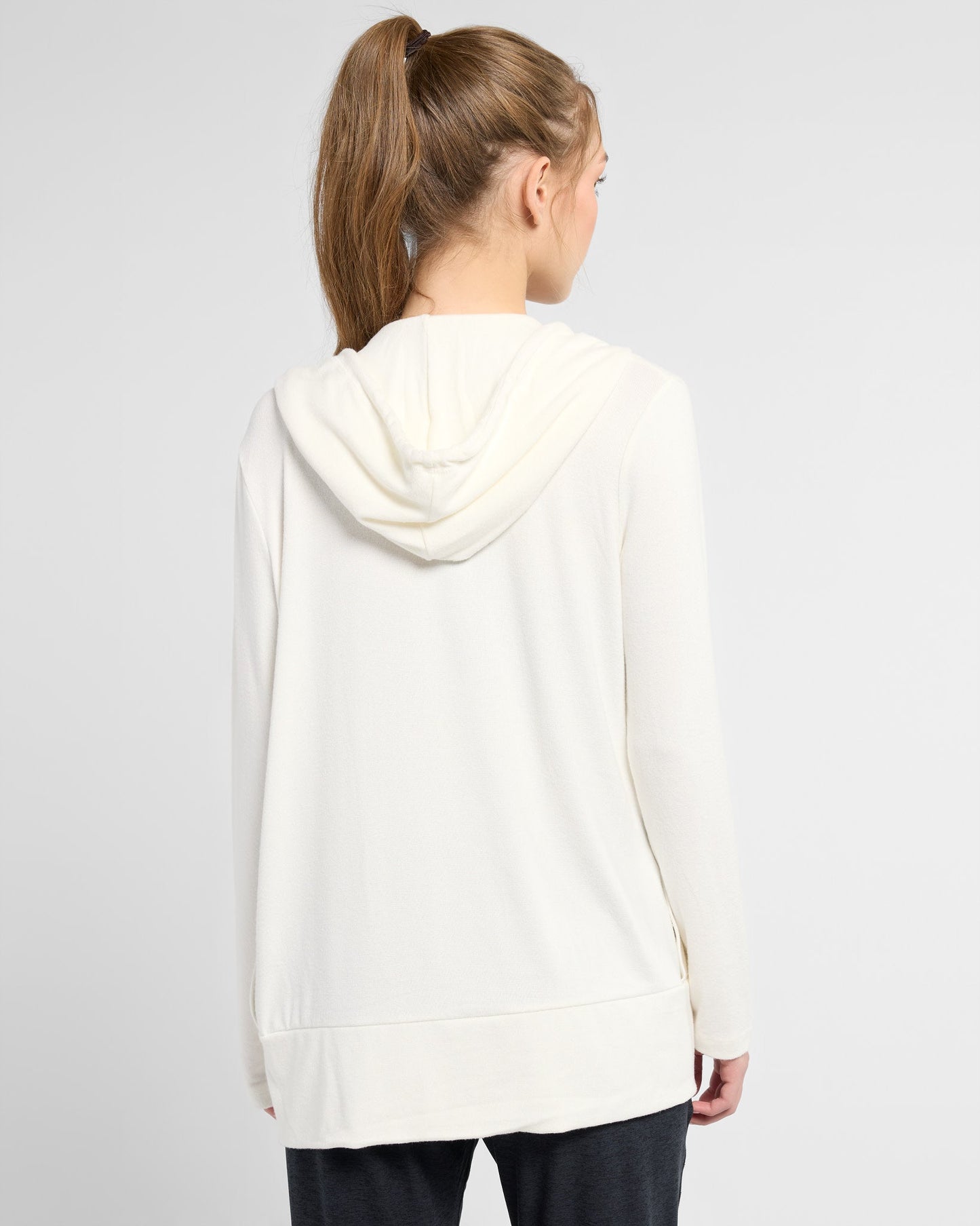 Carefree Solid Hacci Cardigan