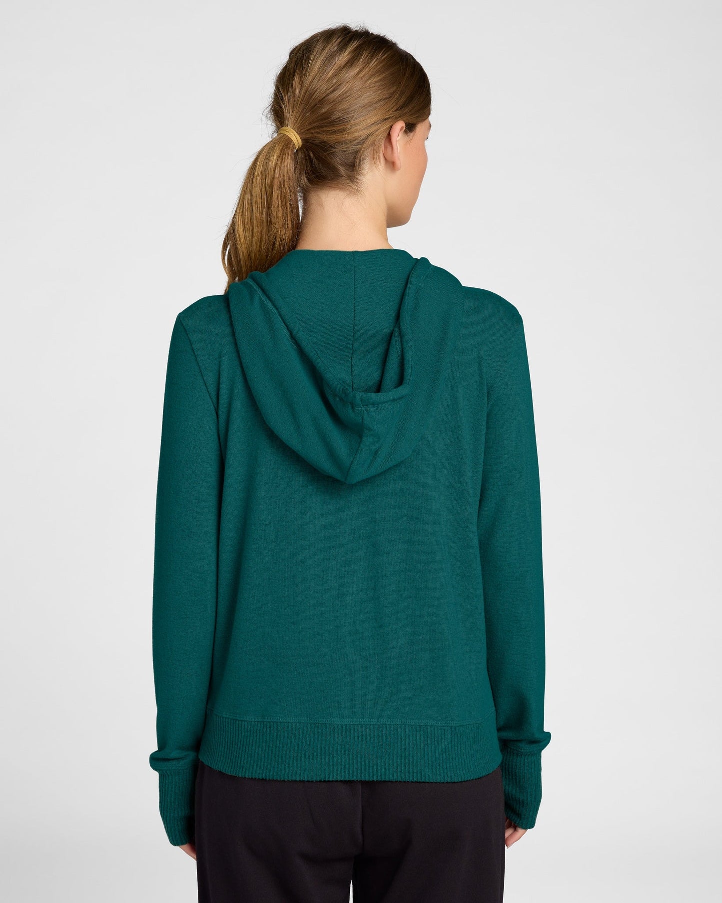 Hacci Zip Front Pocket Hoodie