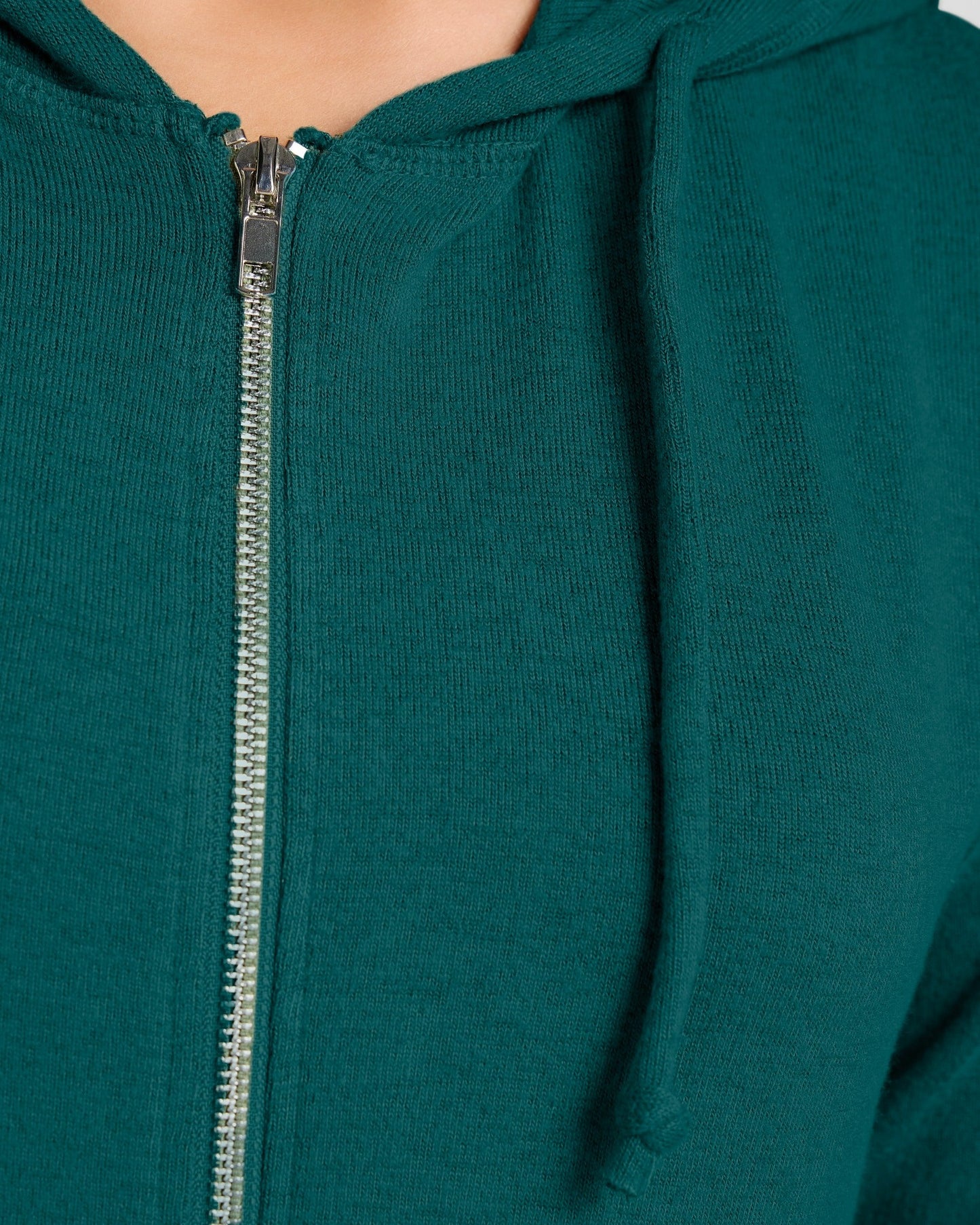 Hacci Zip Front Pocket Hoodie