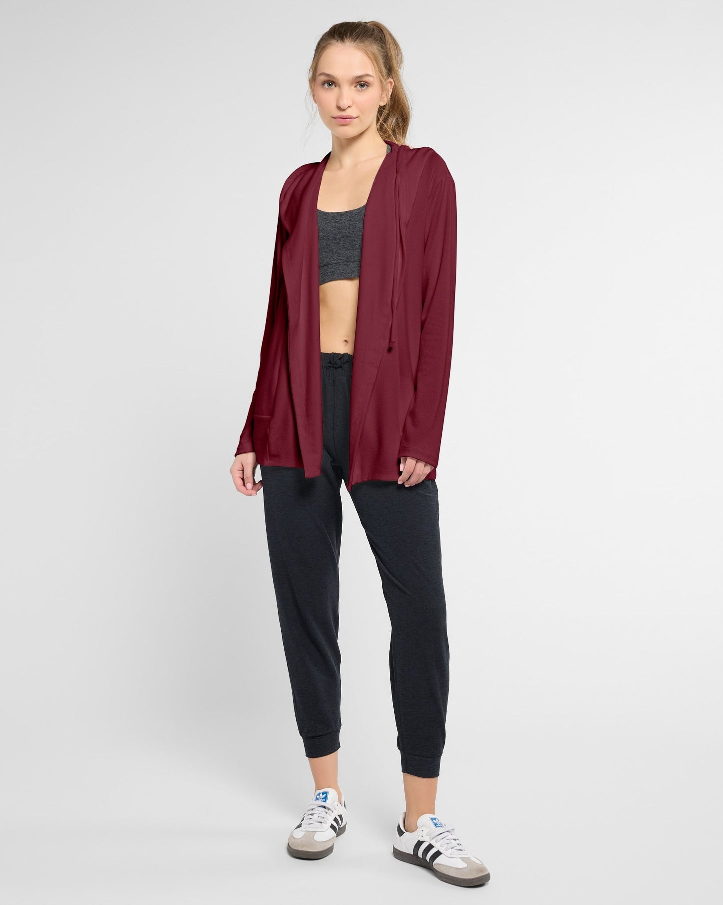 Carefree Solid Hacci Cardigan