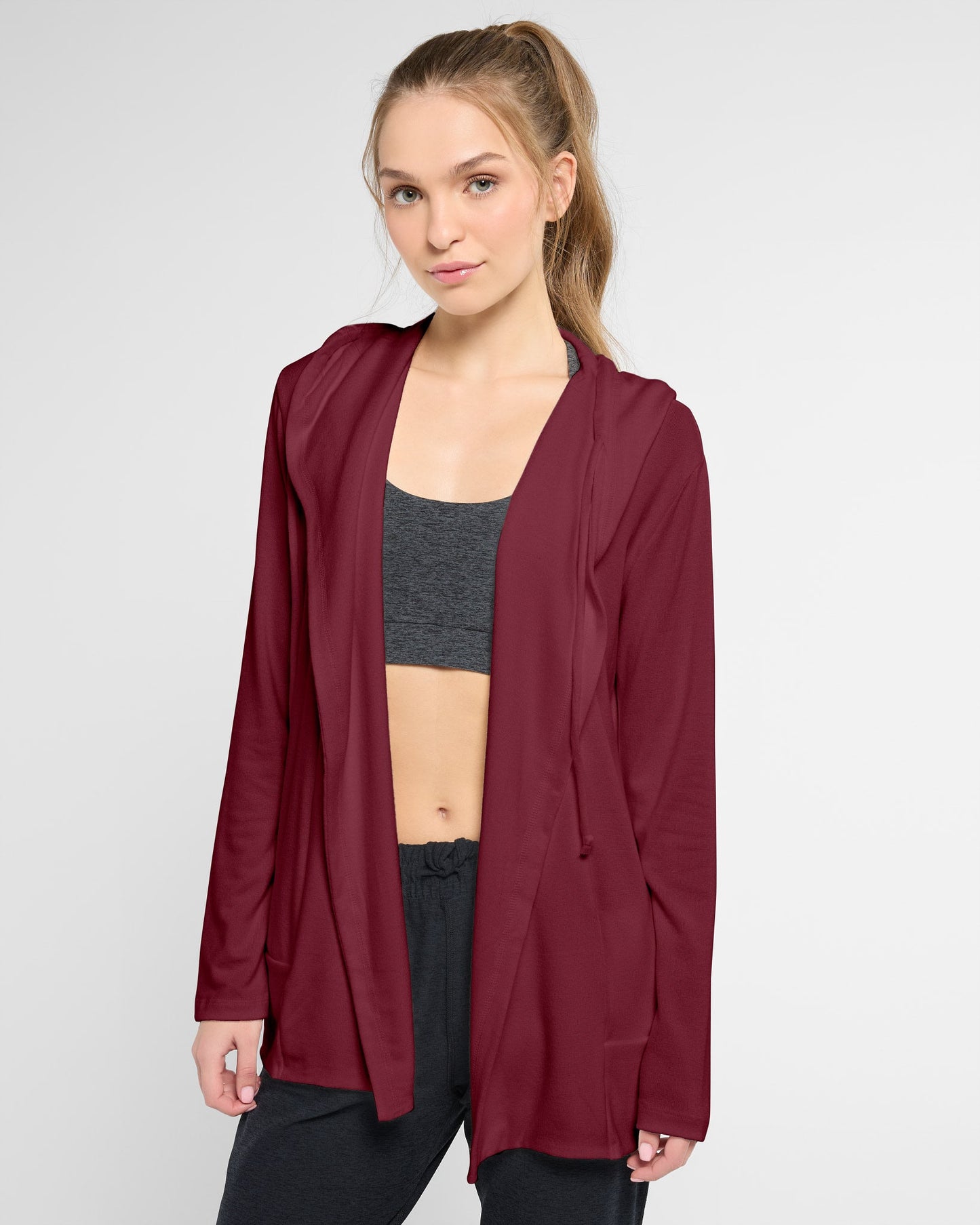 Carefree Solid Hacci Cardigan