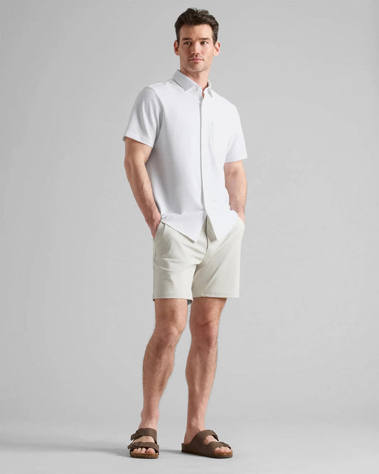 Commuter Seersucker Short Sleeve Button Down