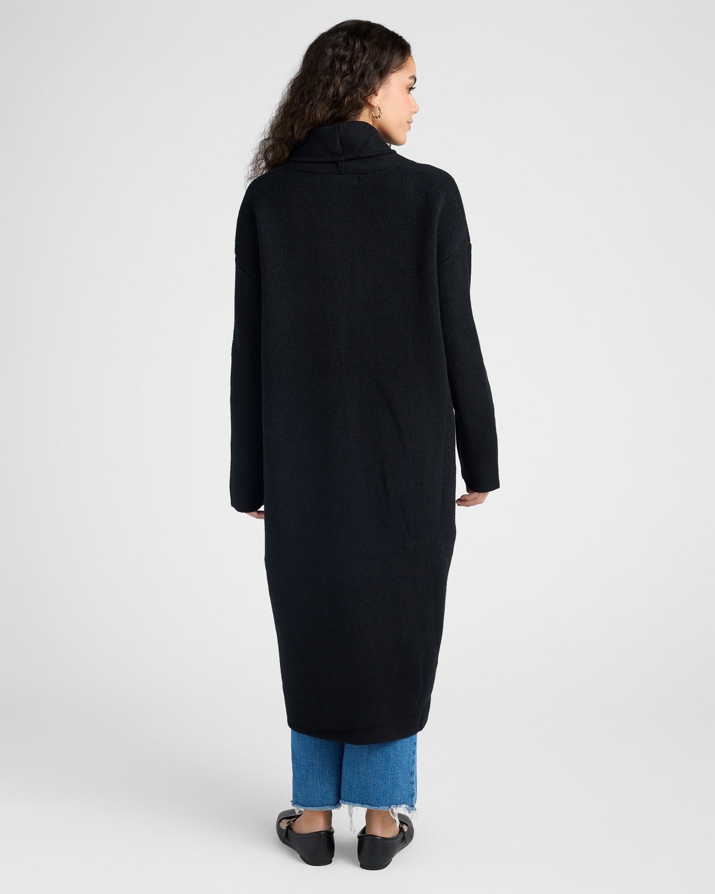Solid Long Cardigan
