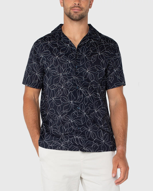 Short Sleeve Button Up Camp Shirt