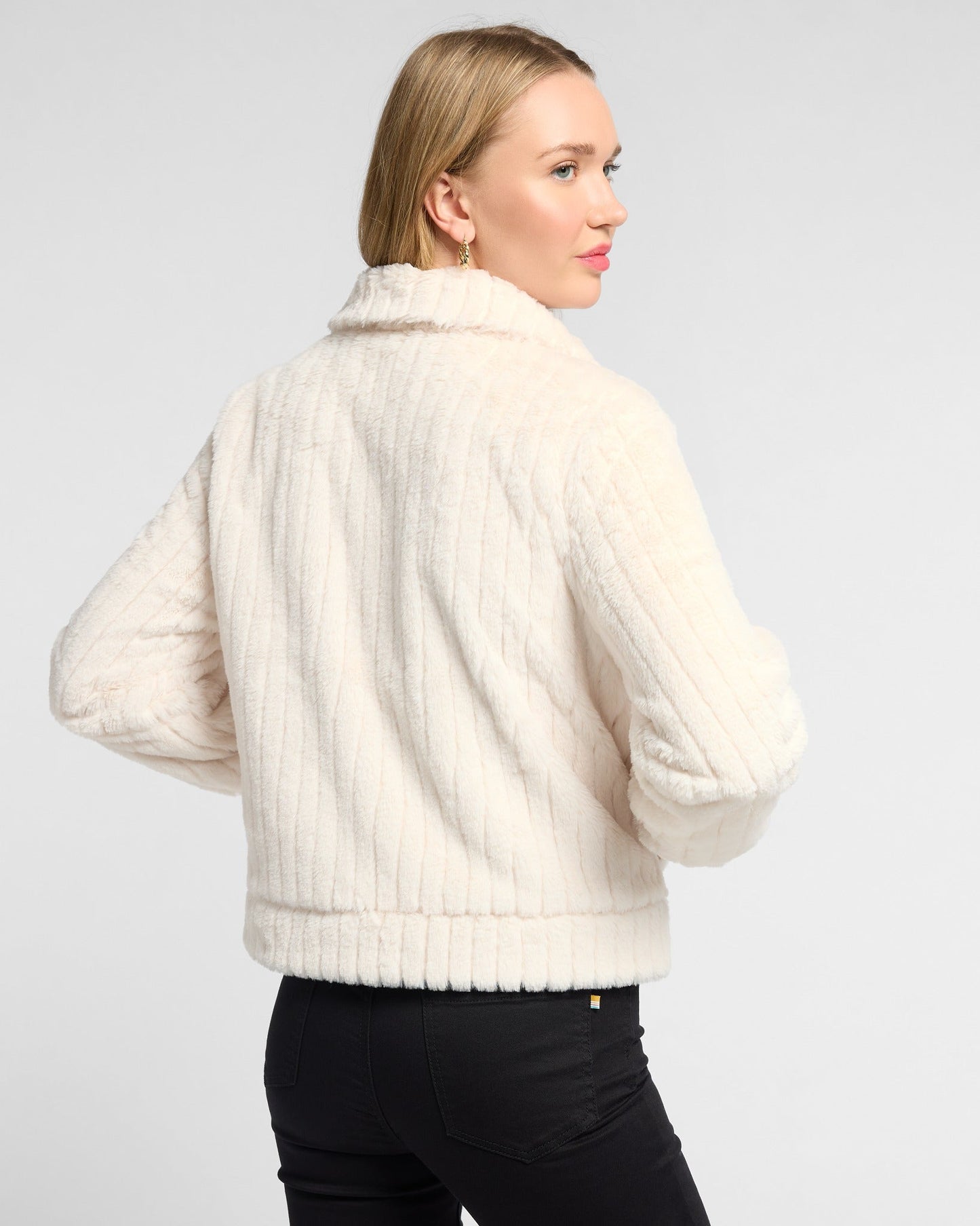 Faux Fur Trucker Jacket