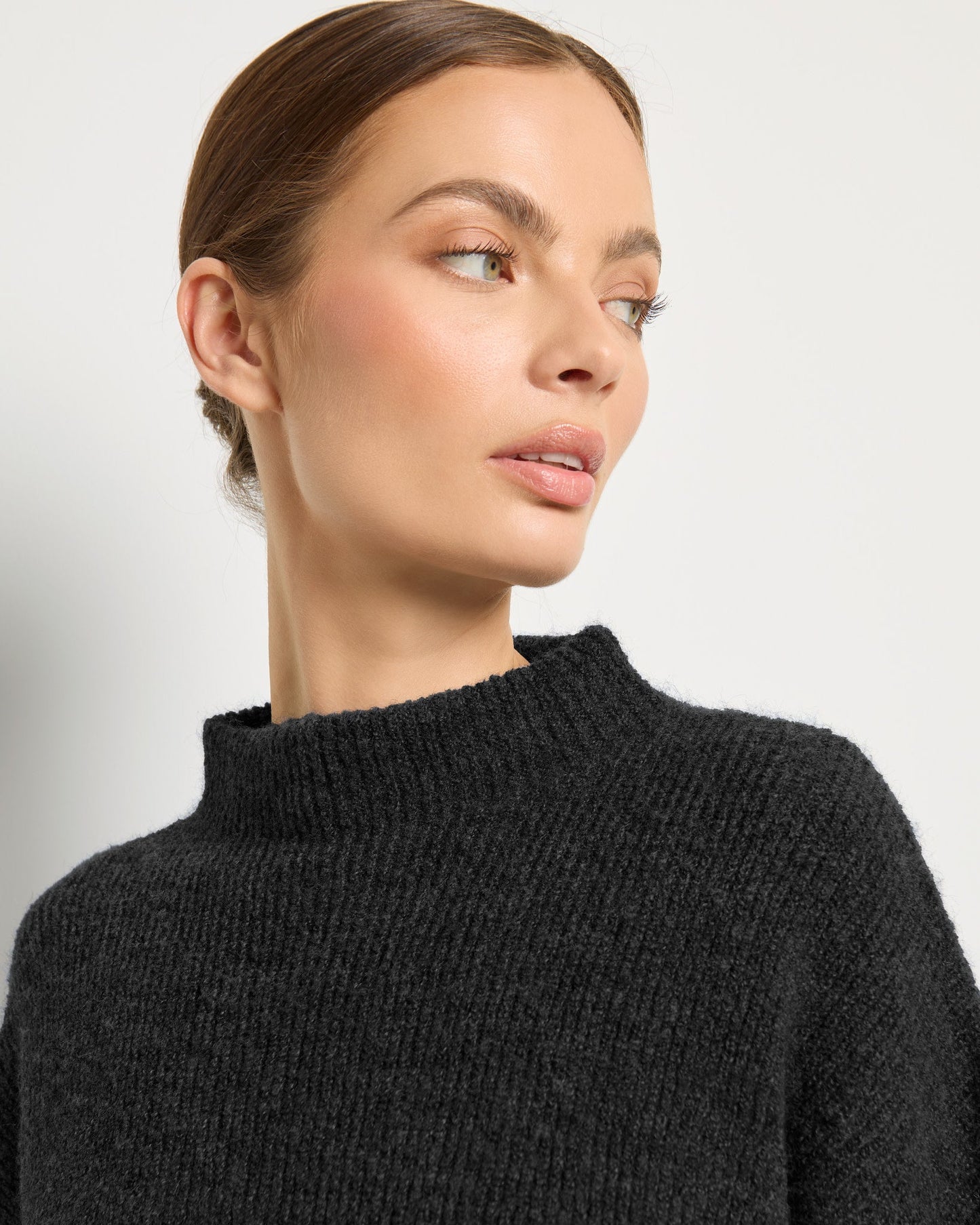 Desert Rose Funnel Neck Sweater