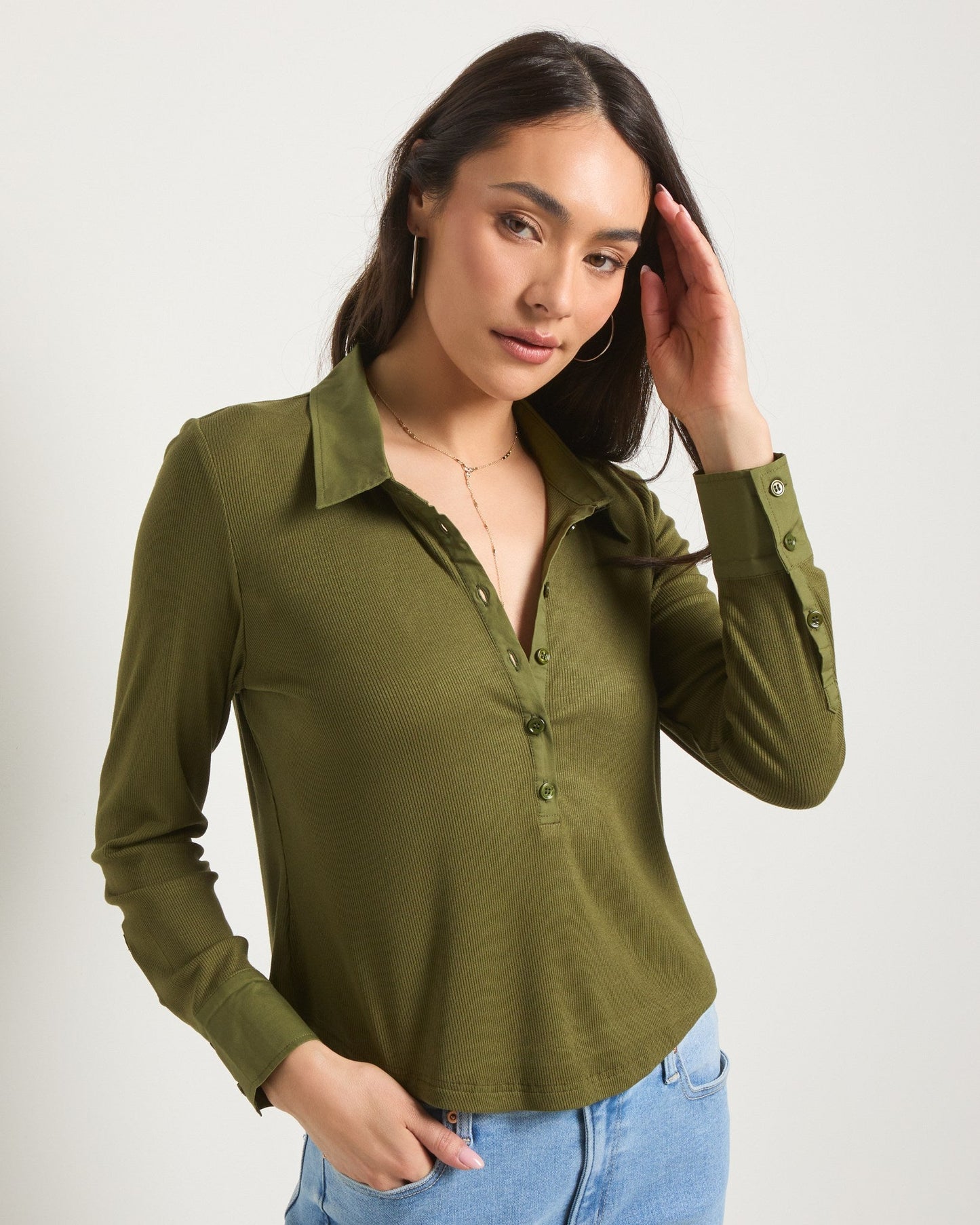 Meadow Mixed Media Top