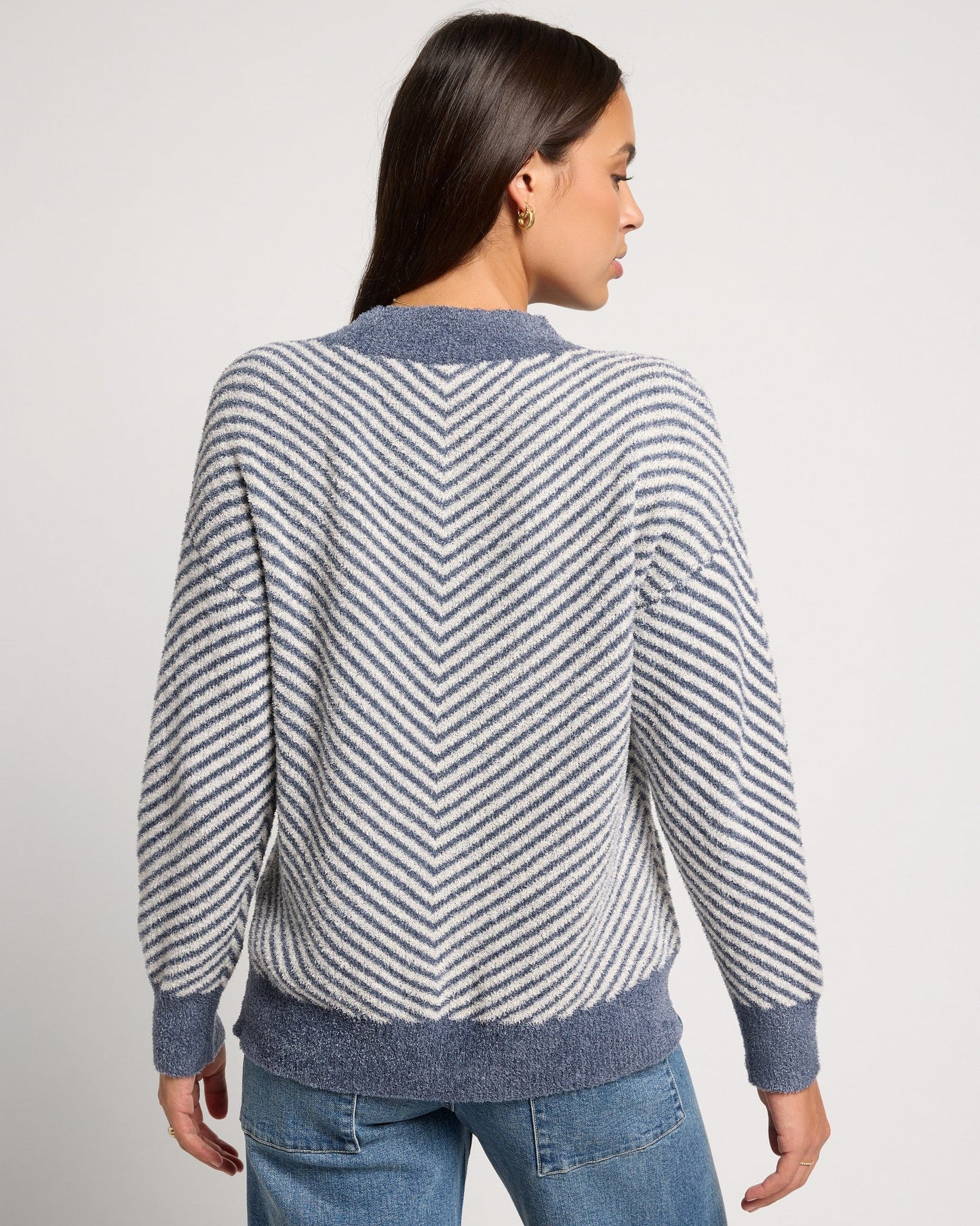 Harvest Moon Chevron Stripe Sweater