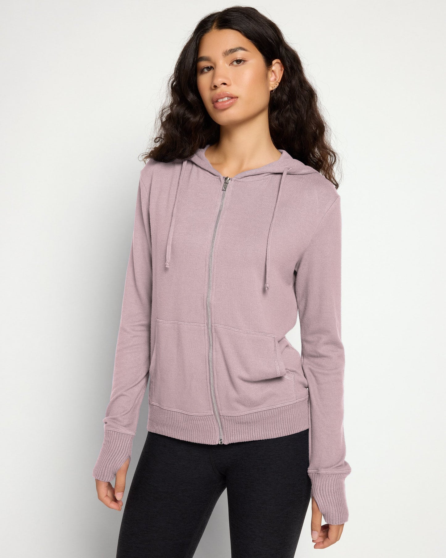 Hacci Zip Front Pocket Hoodie