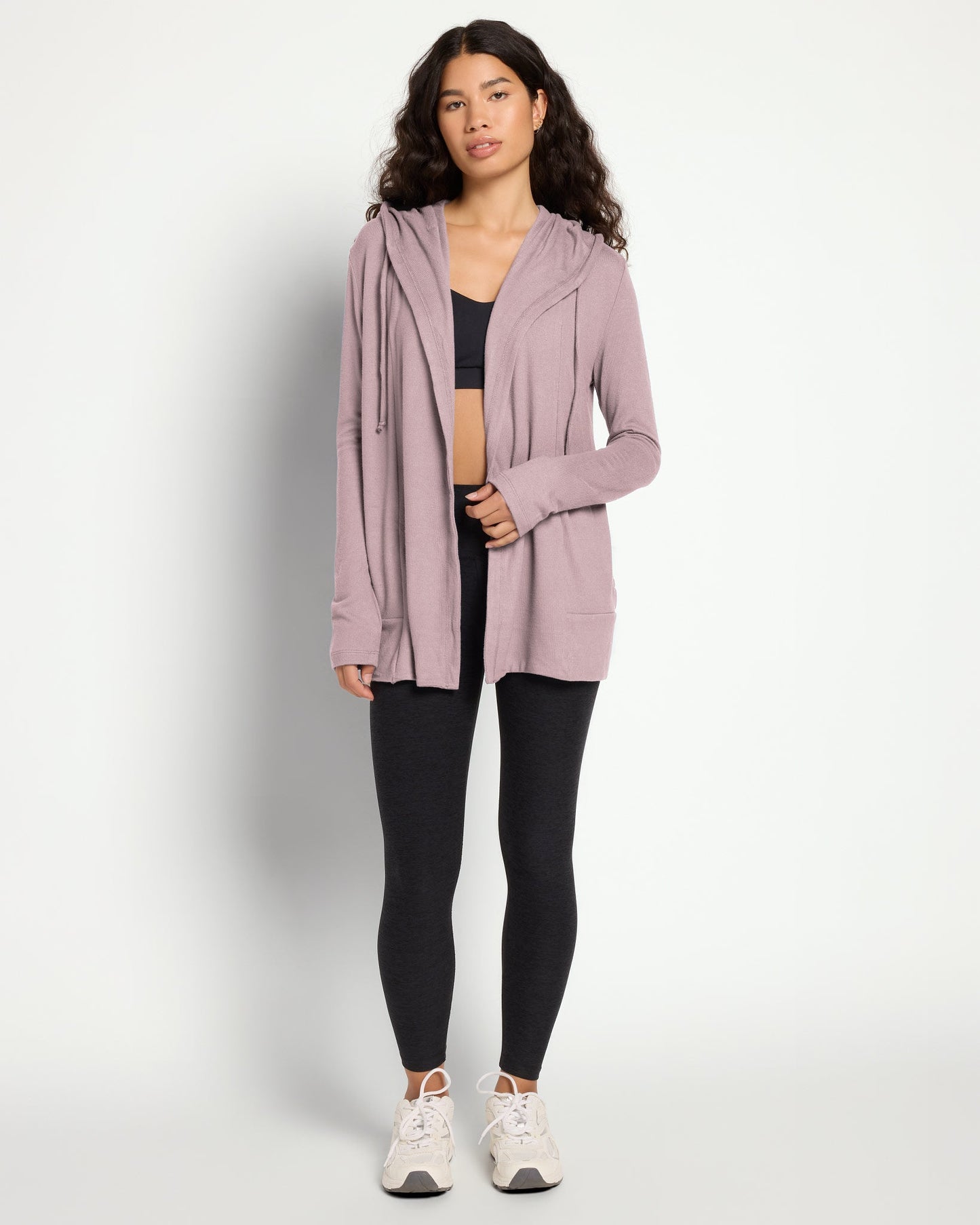 Carefree Solid Hacci Cardigan
