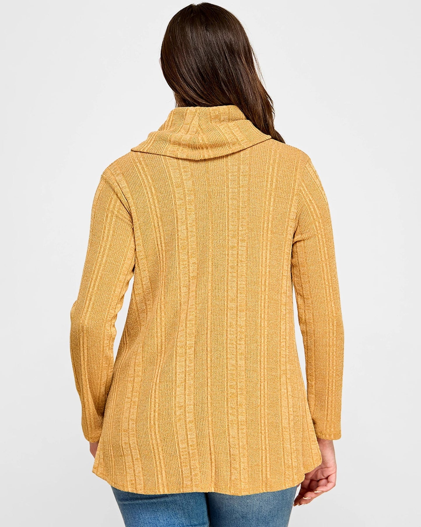 Plus Size Cowl Neck Sweater