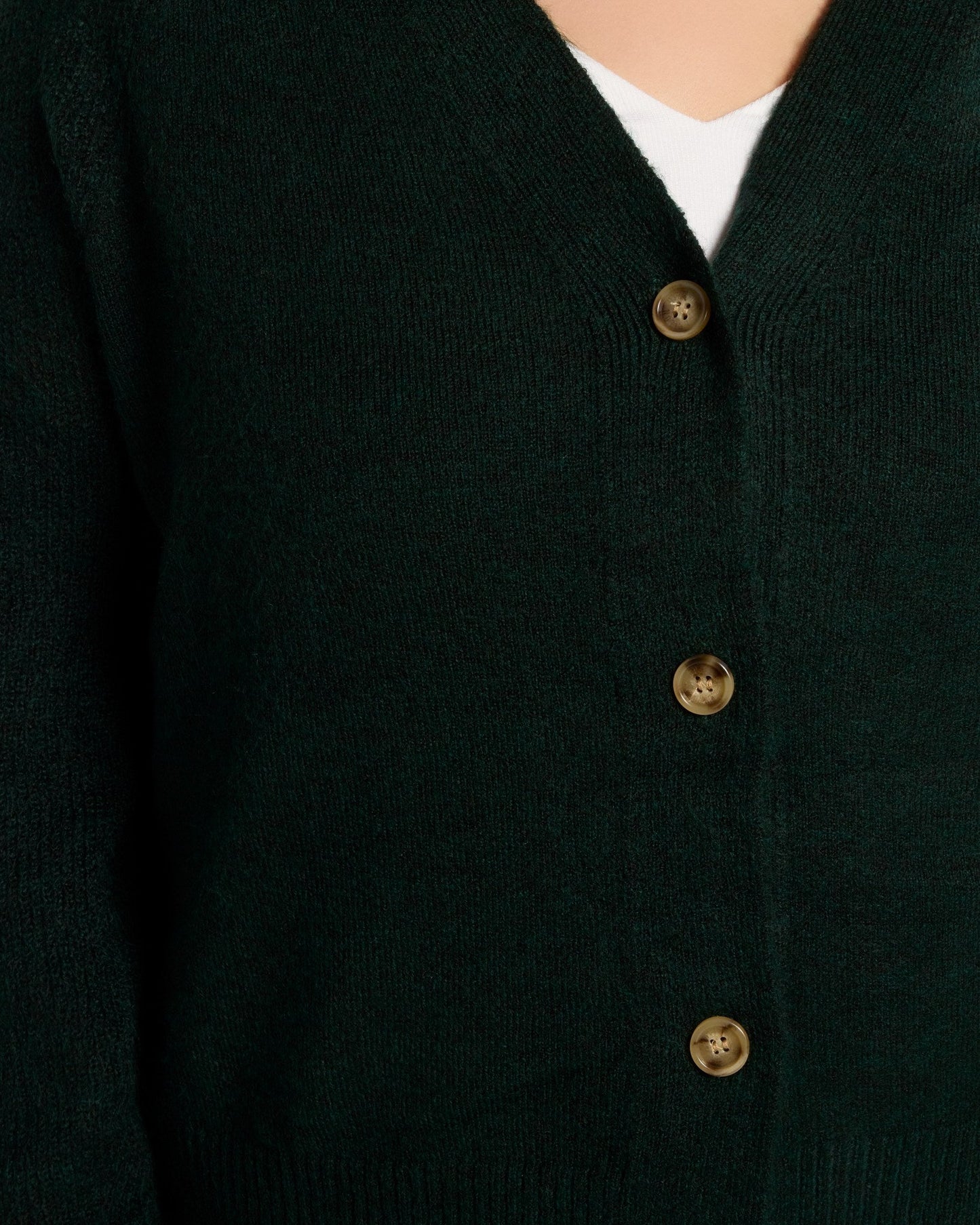 Plus Size Button Front Boyfriend Cardigan
