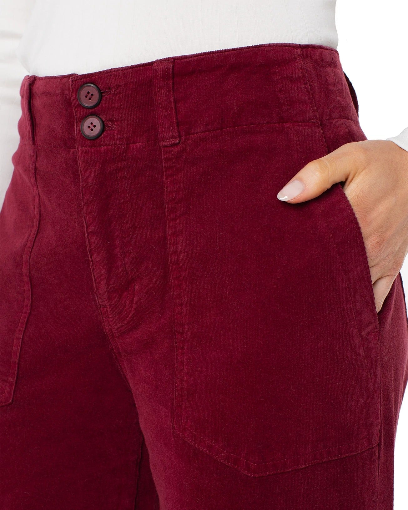 Corduroy Wide Leg Pants