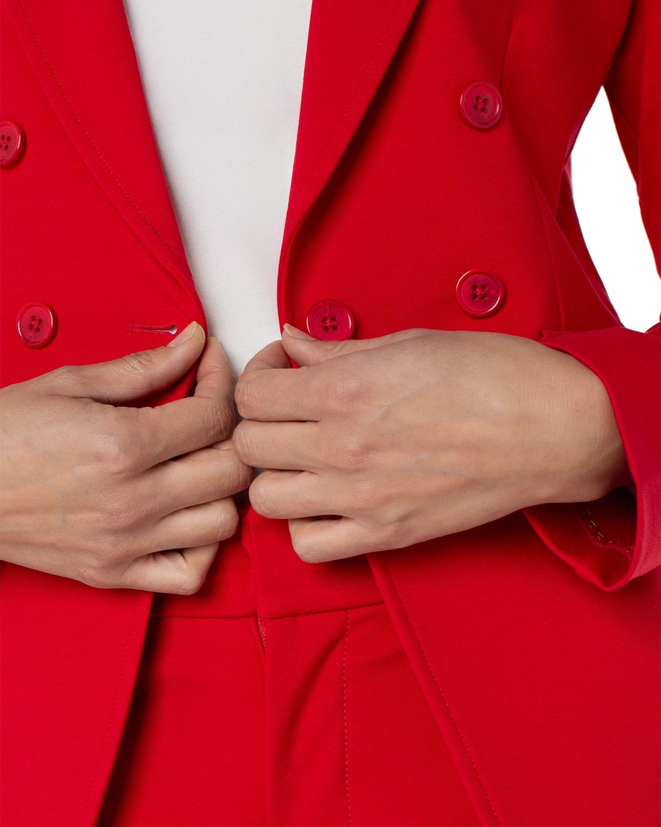 Faux Double Breasted Blazer