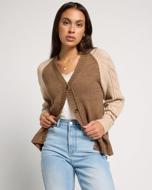 Varsity Button Front Cardigan