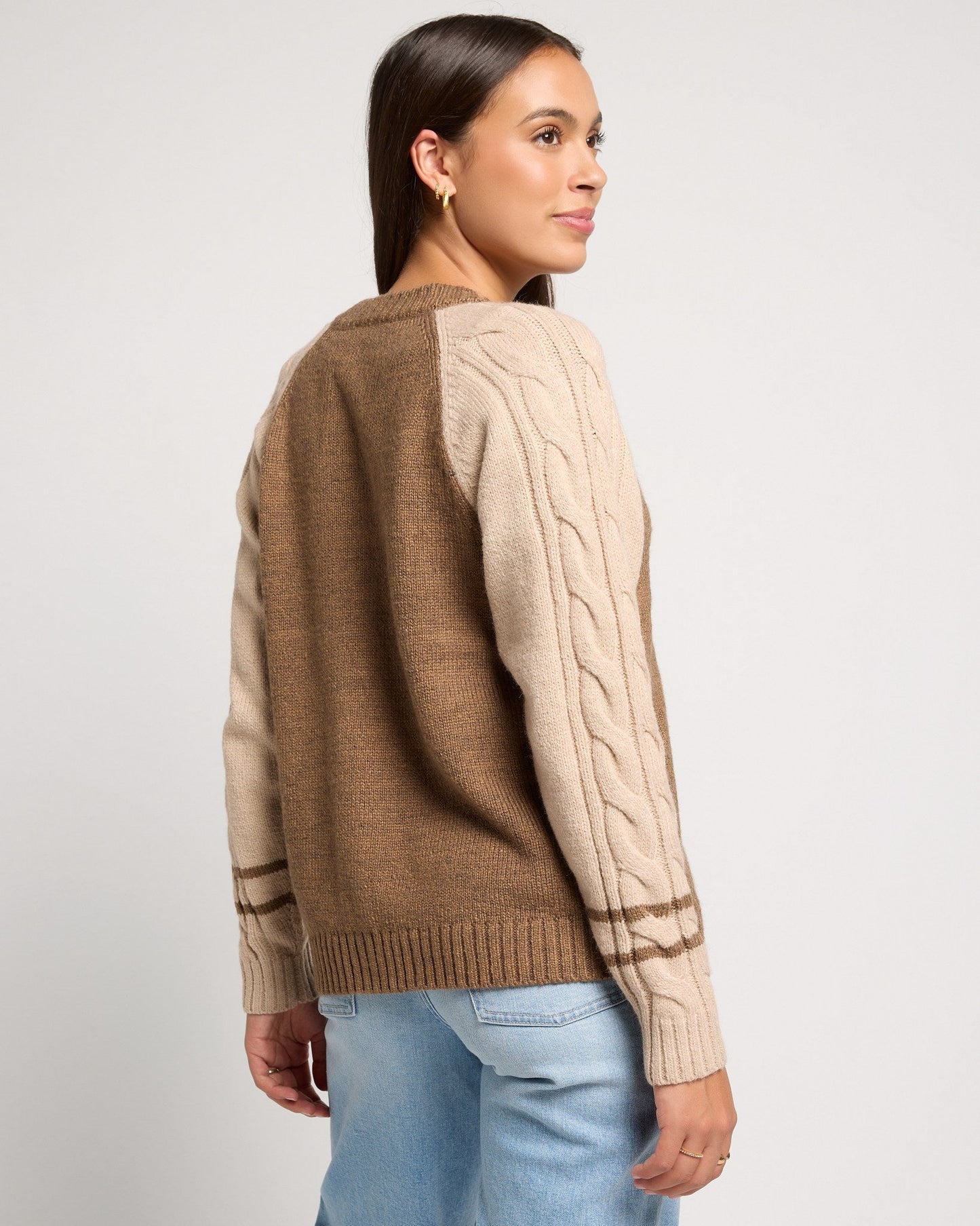 Varsity Button Front Cardigan