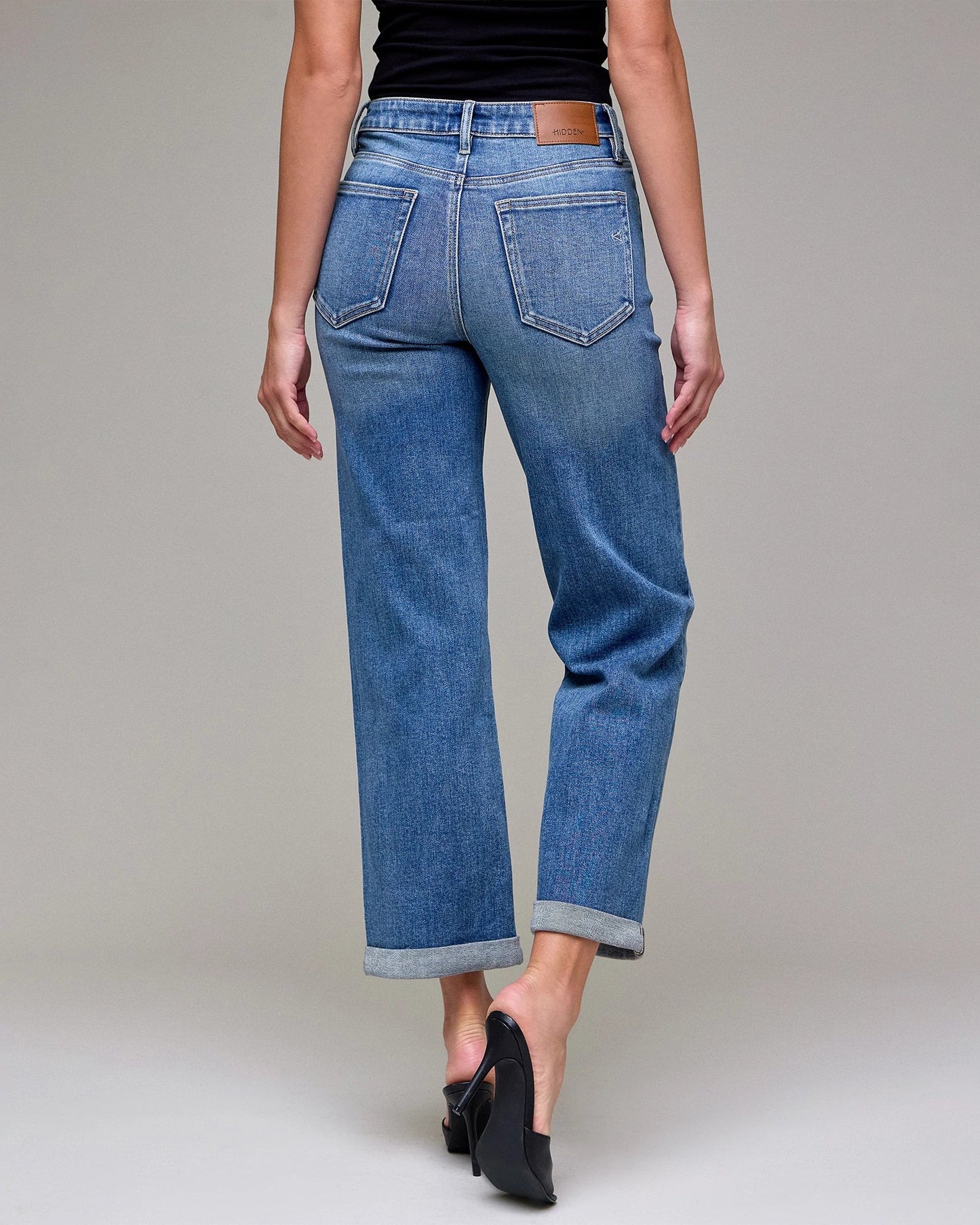 The Ella Wide Straight Leg Jeans