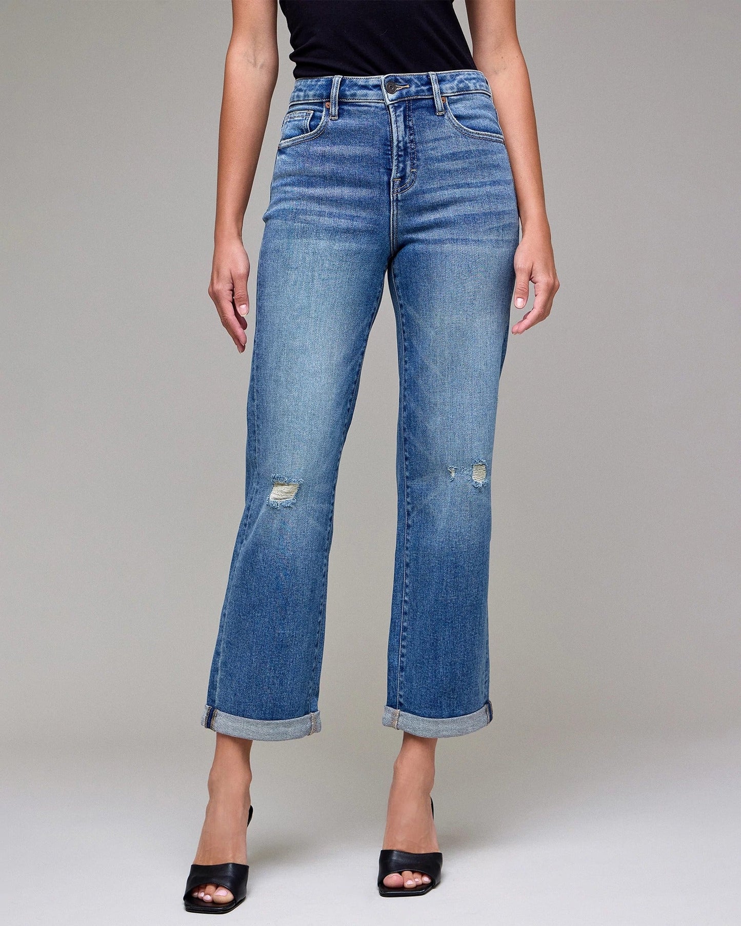 The Ella Wide Straight Leg Jeans
