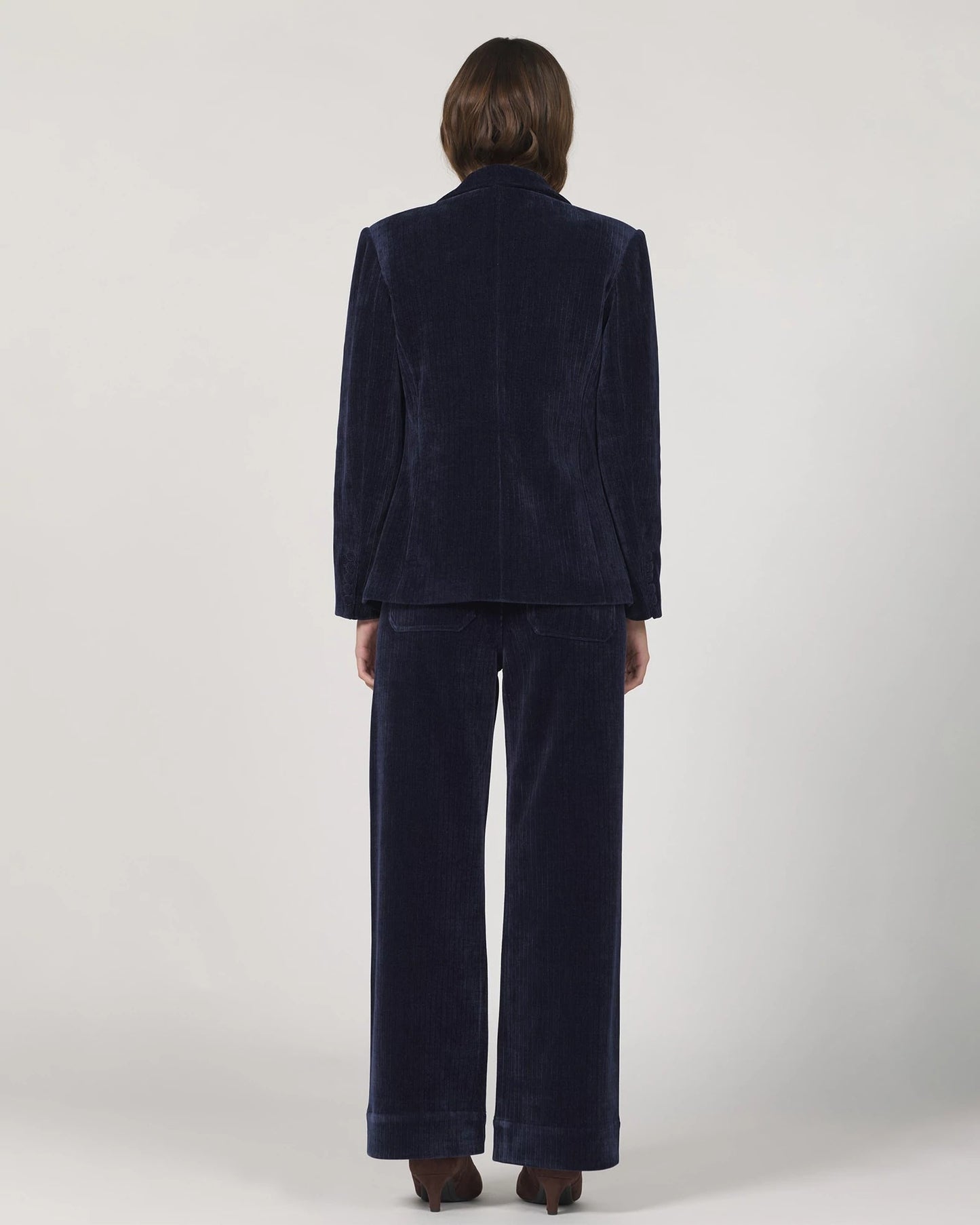 Elfi Double Breasted Corduroy Blazer