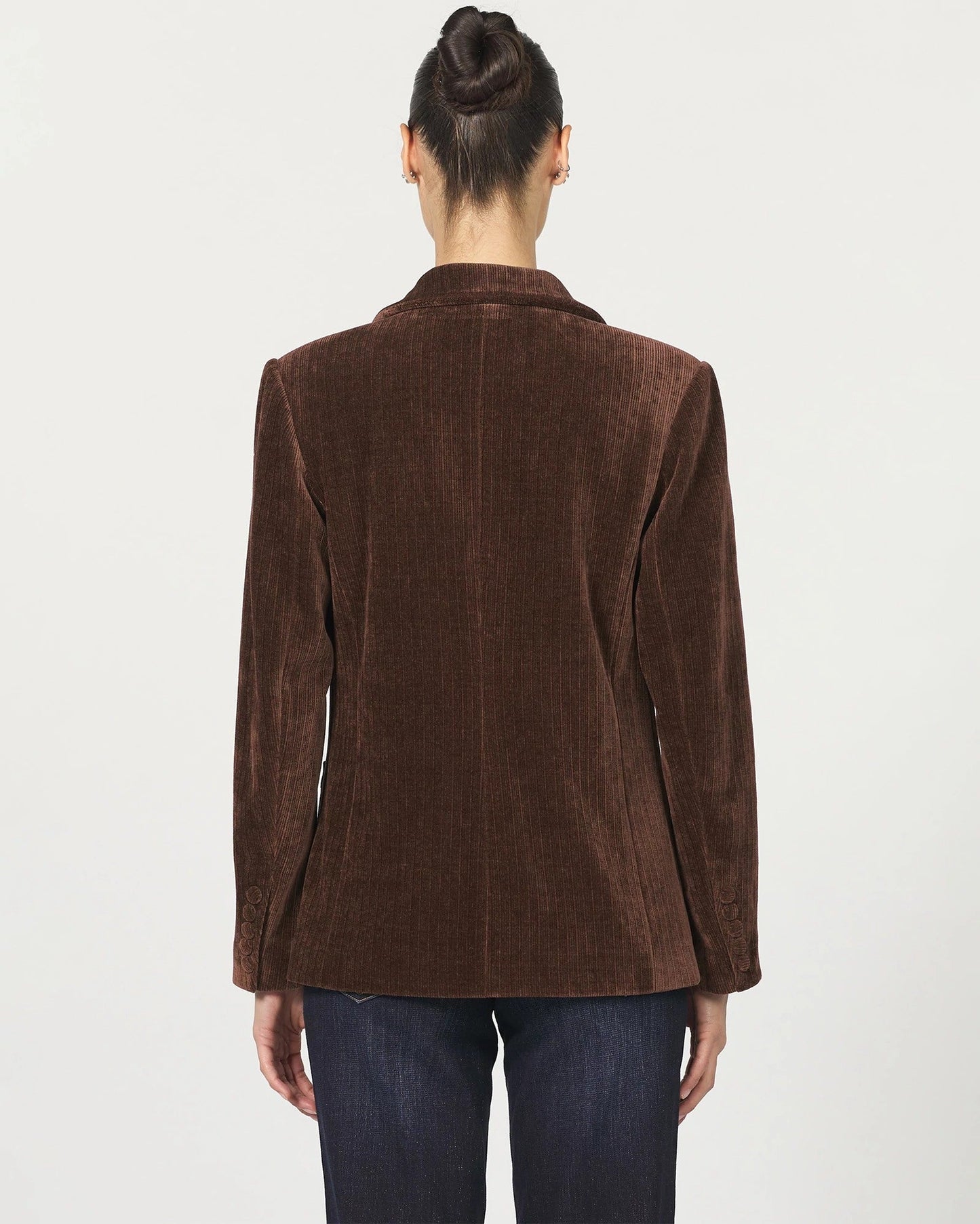 Elfi Double Breasted Corduroy Blazer