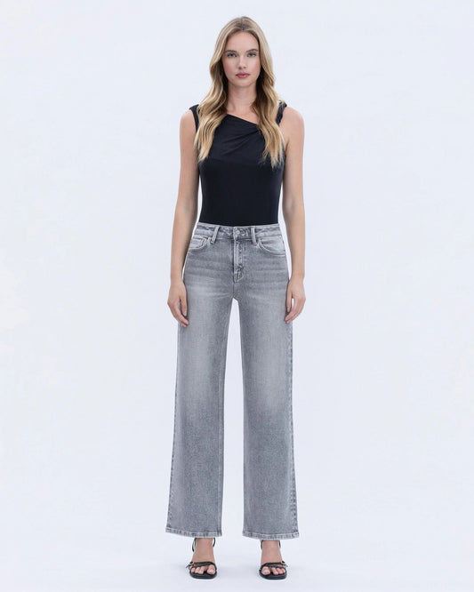 High Rise Wide Leg Jeans