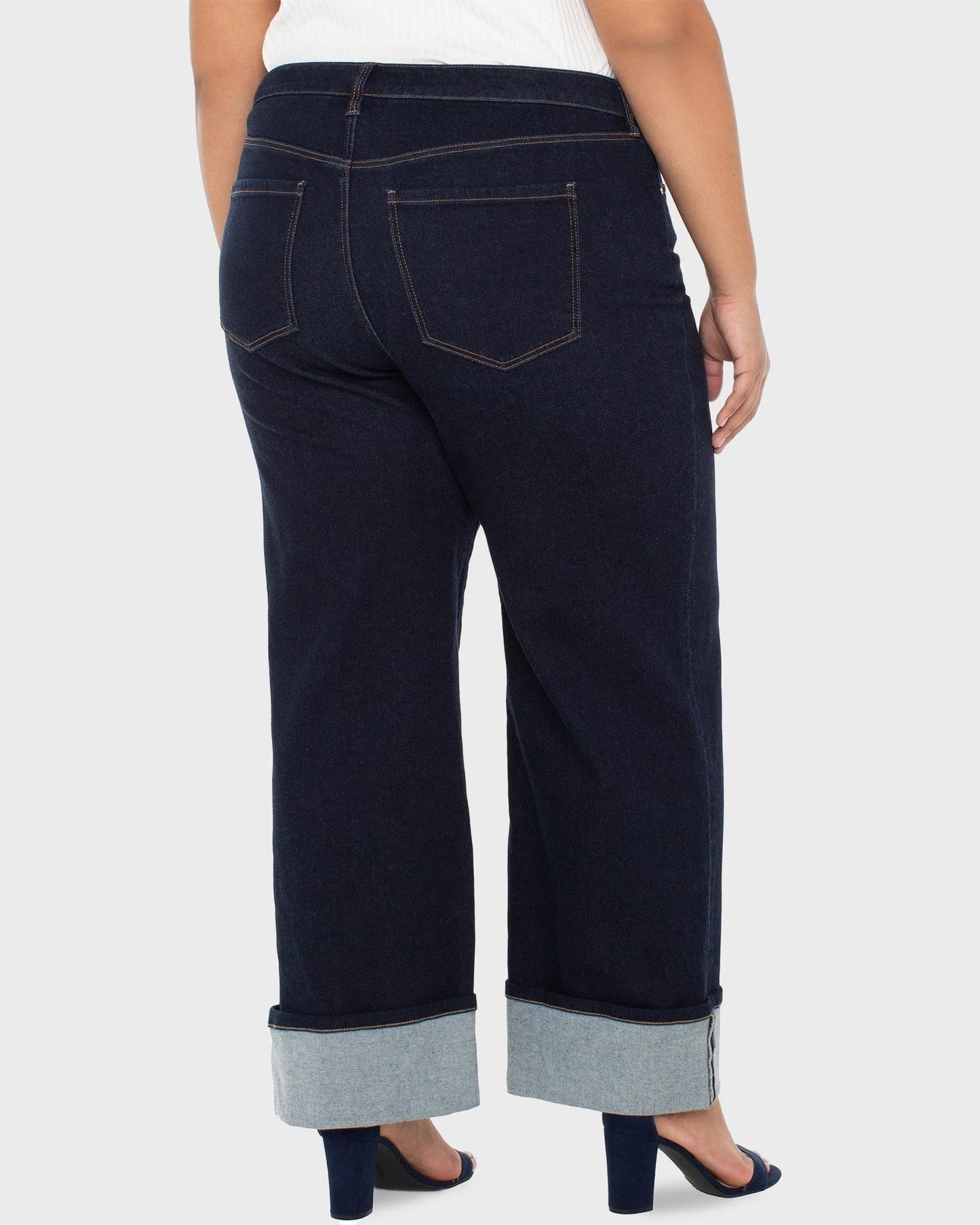 Plus Size Morgan Cuffed Wide Leg