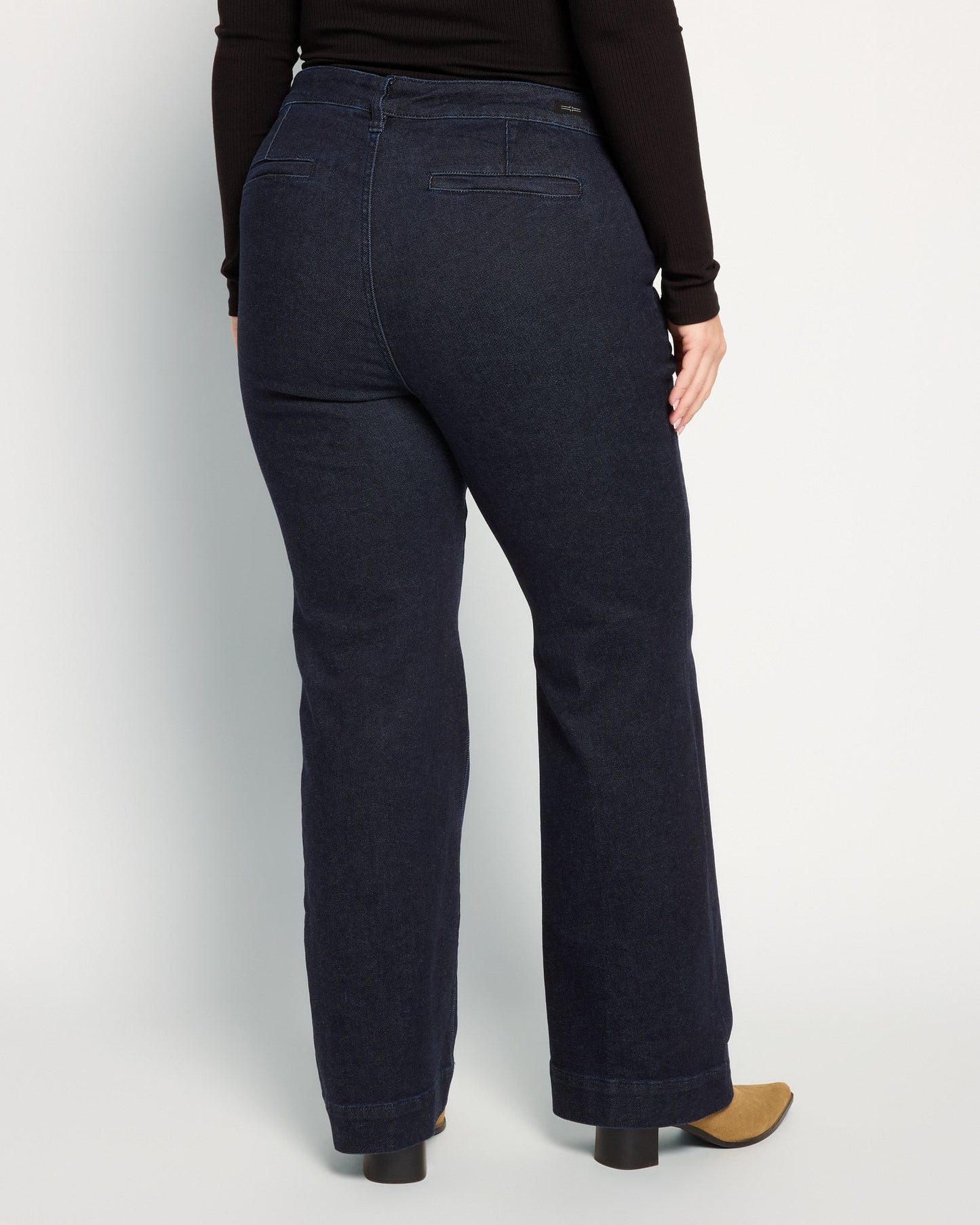 Plus Size Trouser Boot with Pintucks