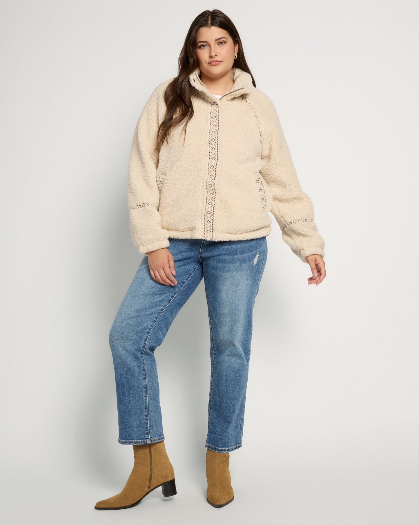 Plus Size Denver Sherpa Jacket