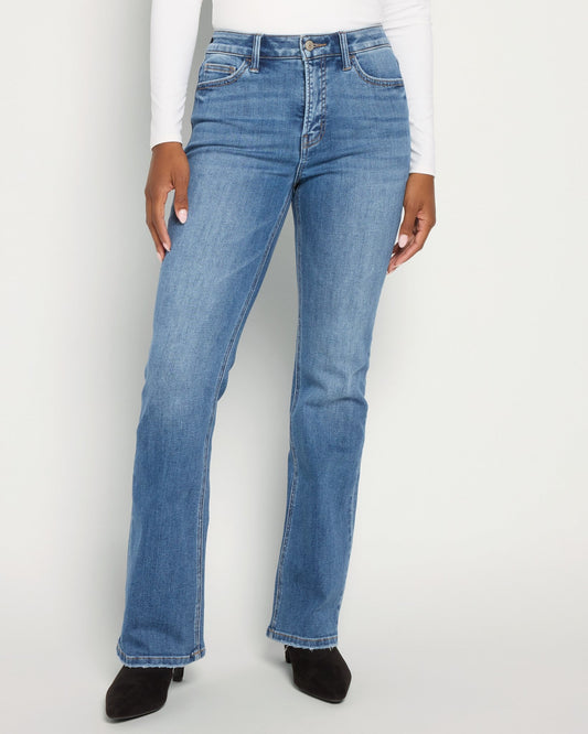 Mid Rise Slim Bootcut Jeans