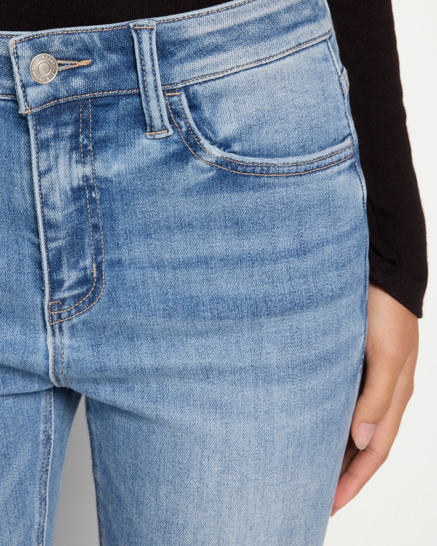 Mid Rise Crop Skinny Jeans