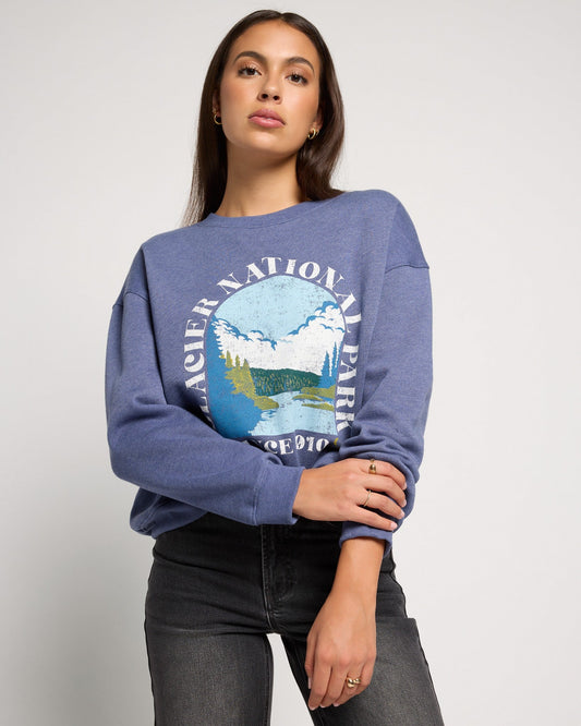 Ember Glacier Park Crewneck Pullover