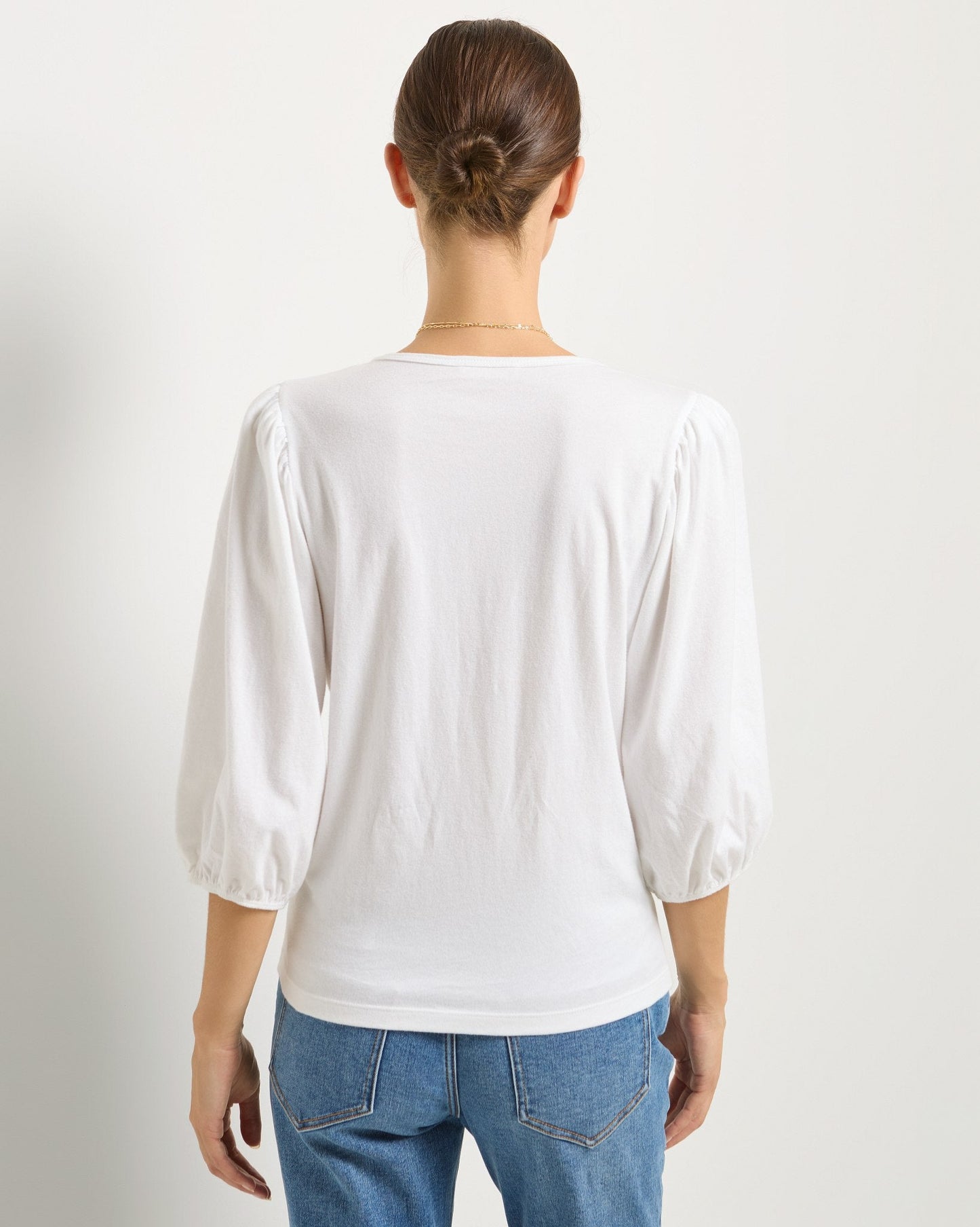 Orchid Peasant Sleeve Top