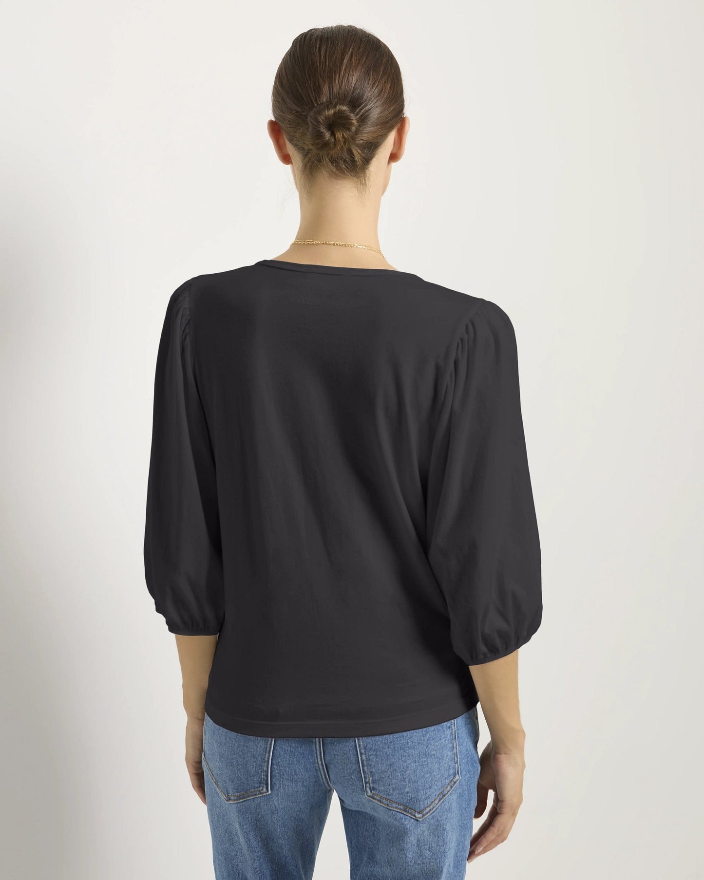 Orchid Peasant Sleeve Top