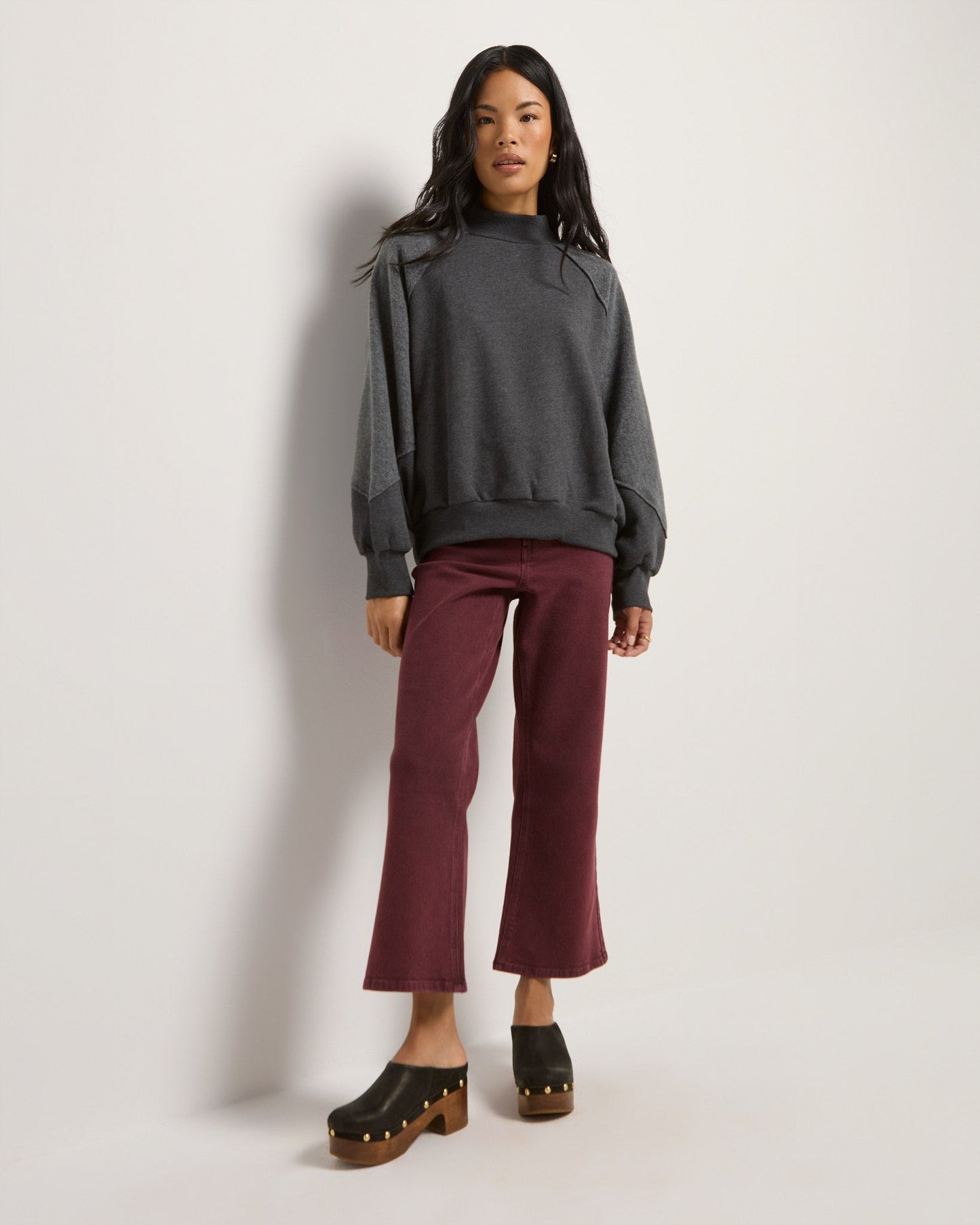 Coast Mock Neck Sweatshirt