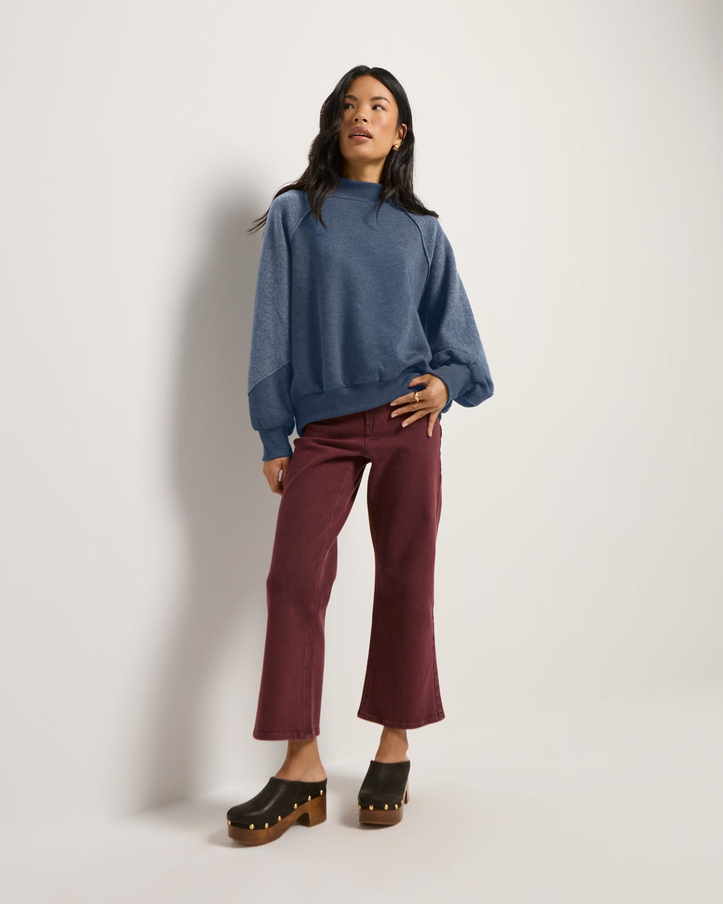 Coast Mock Neck Sweatshirt