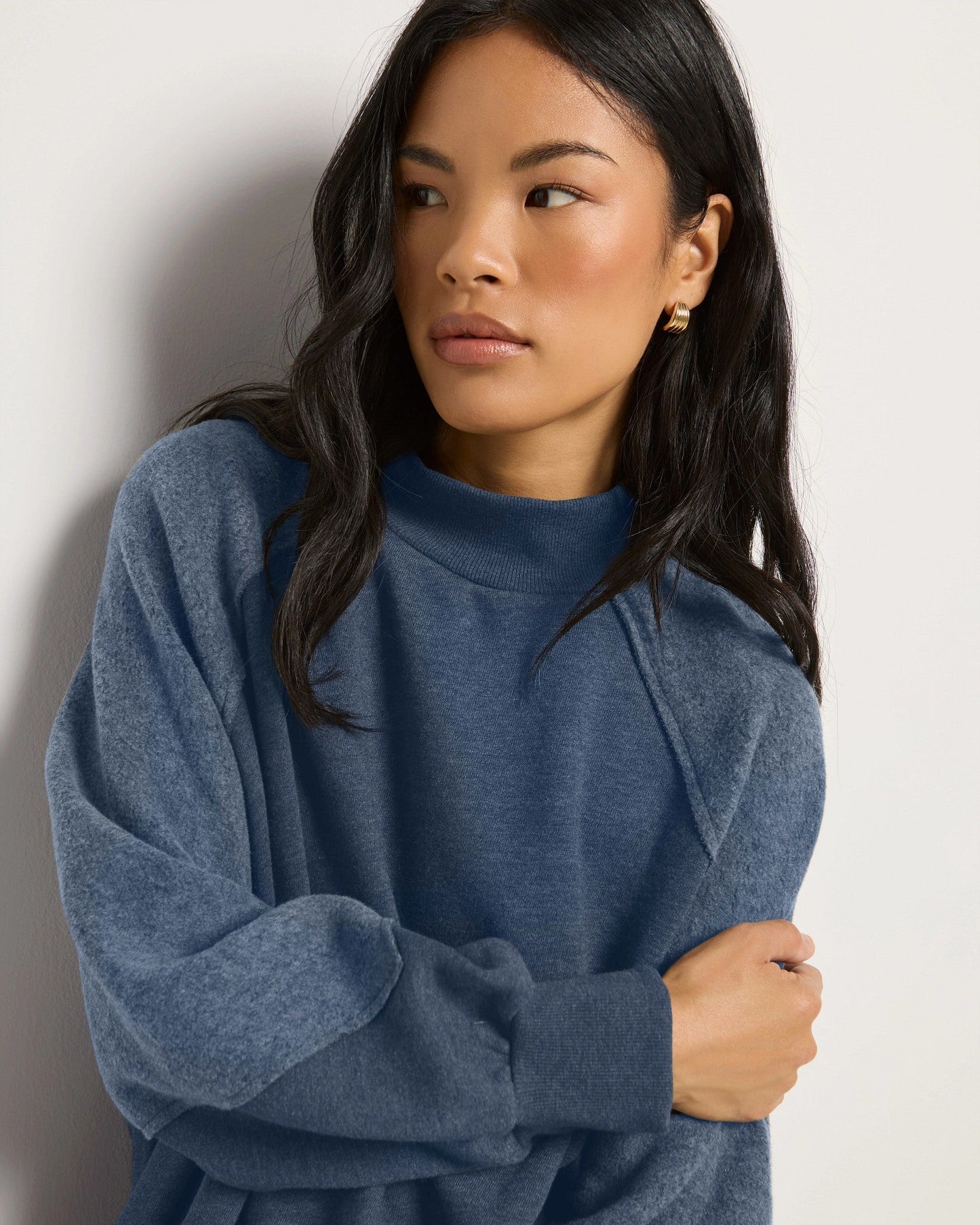Coast Mock Neck Sweatshirt
