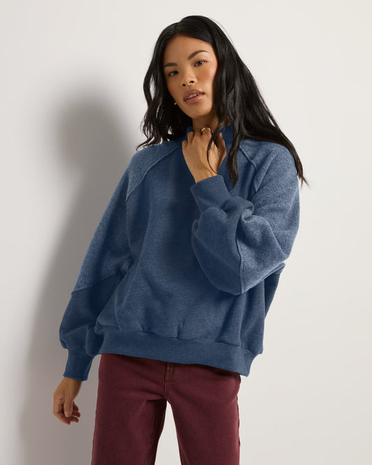 Coast Mock Neck Sweatshirt