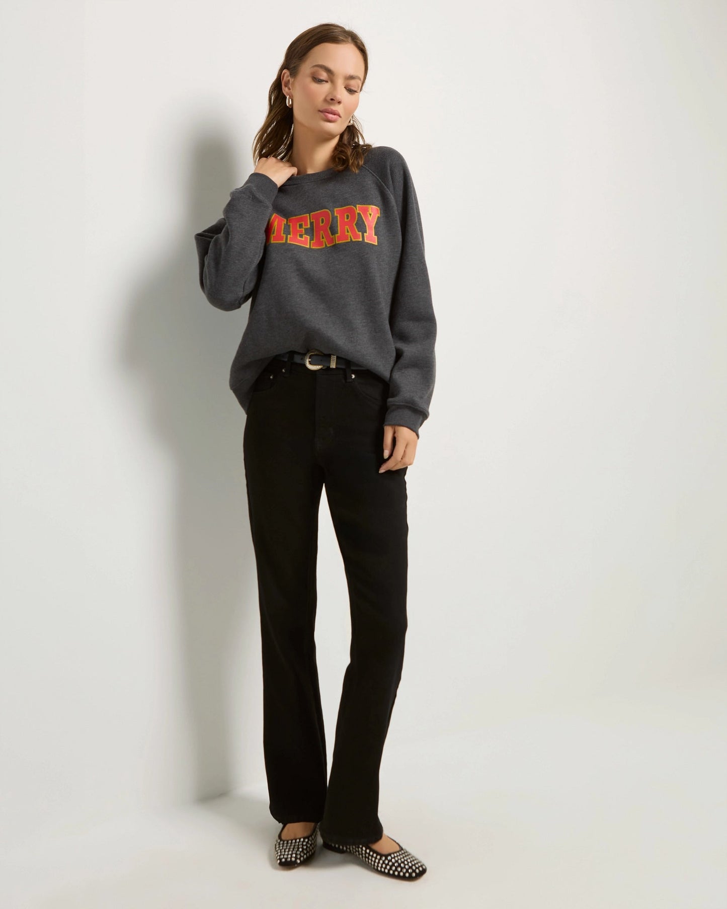 Cliffedge Raglan Merry Sweatshirt
