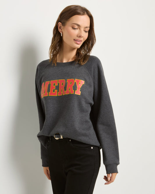 Cliffedge Raglan Merry Sweatshirt