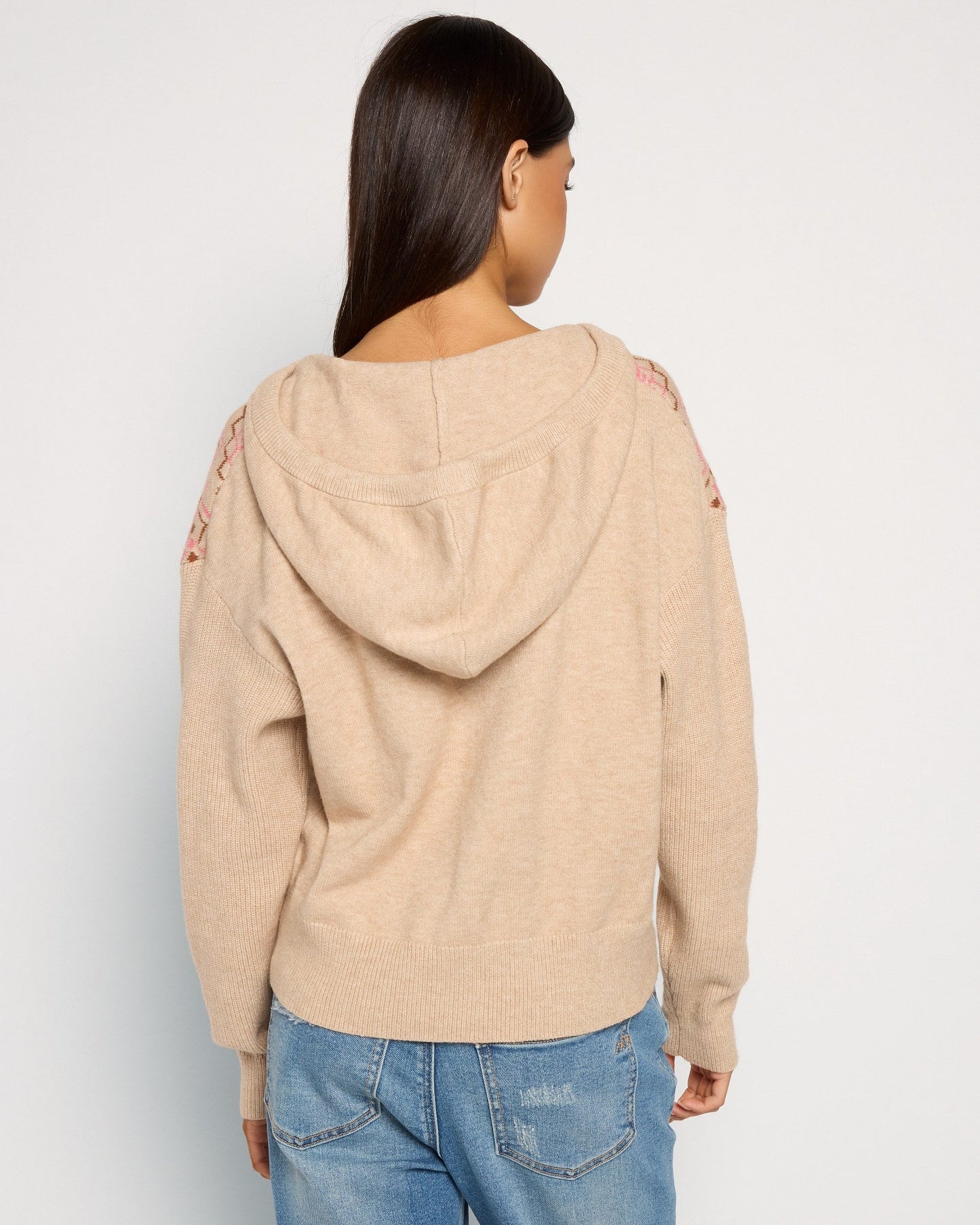 Georgia Half Zip Hooded Sweater