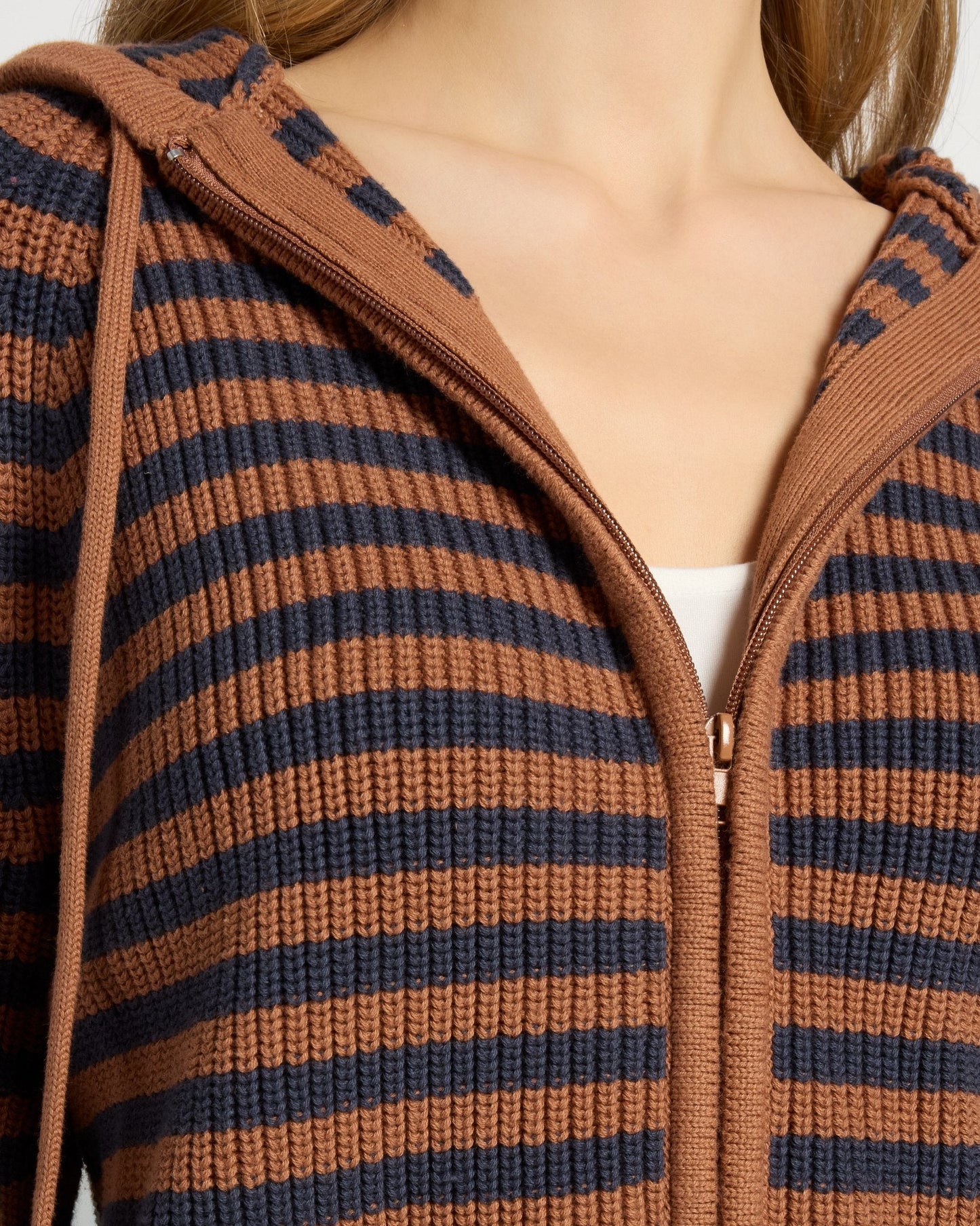 Rosebud Zip Cardigan