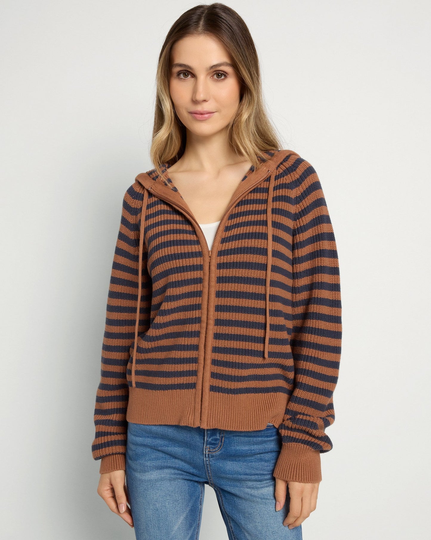 Rosebud Zip Cardigan